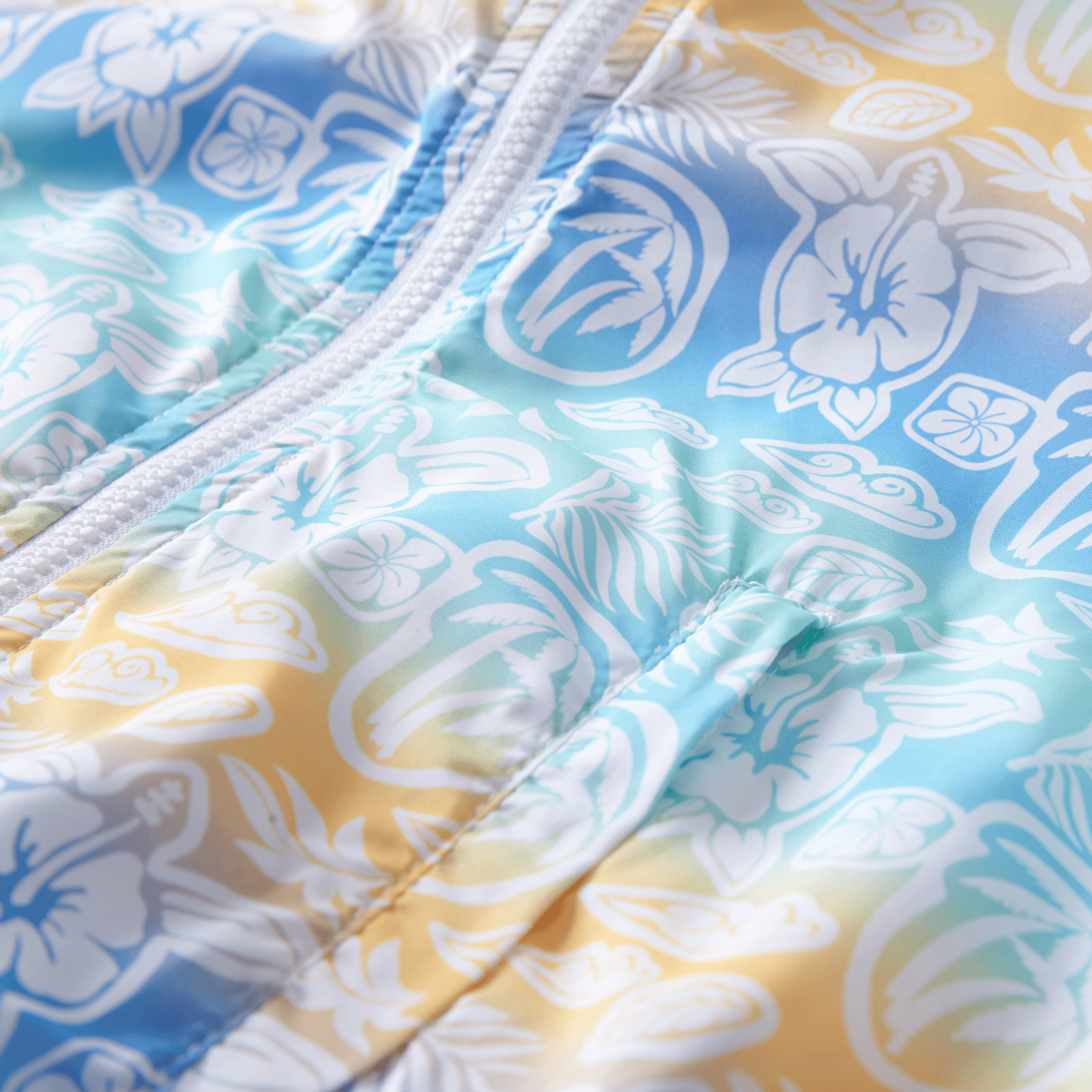 VILEBREQUIN Kids Windbreaker Tahiti Turtles