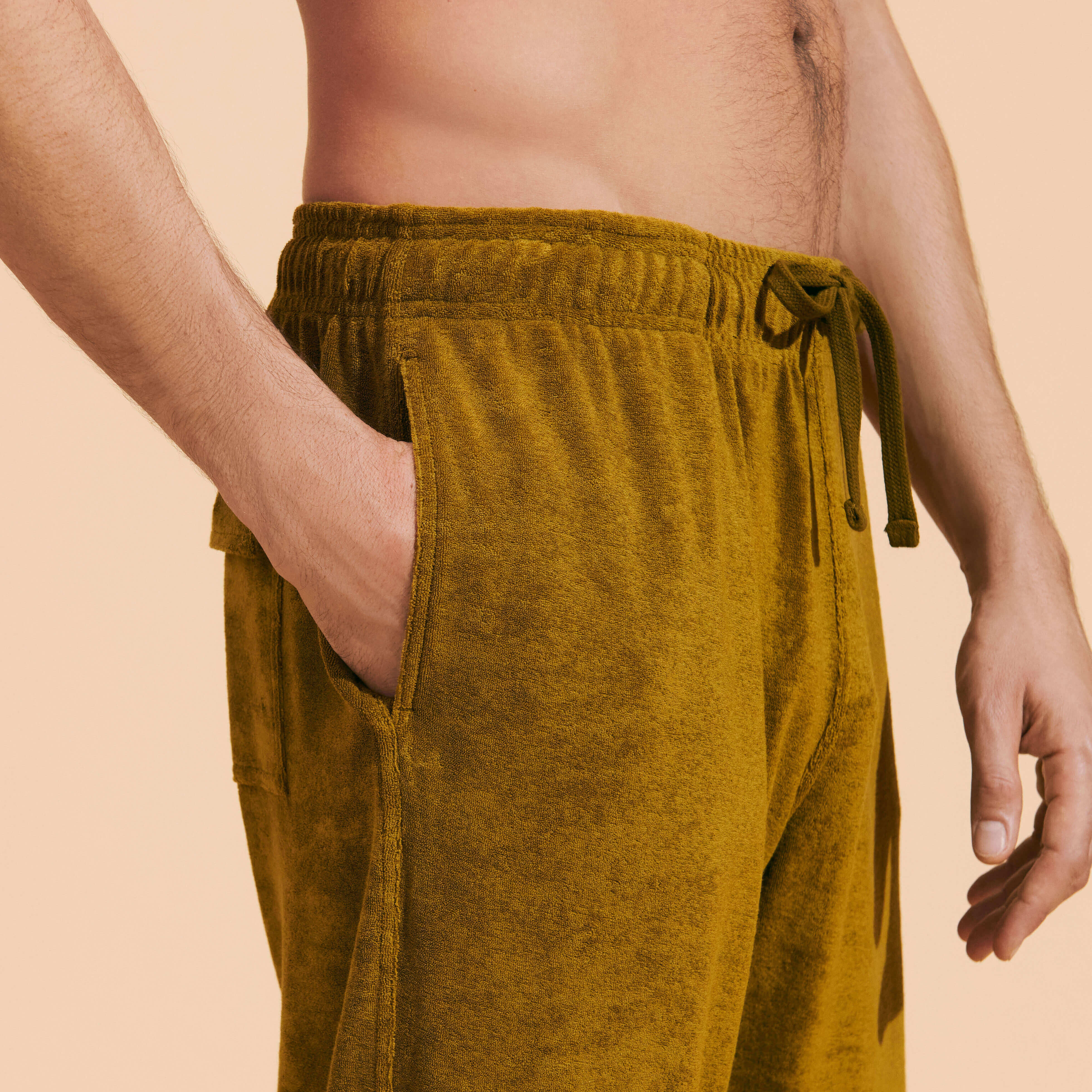 VILEBREQUIN Unisex Terry Pants Solid
