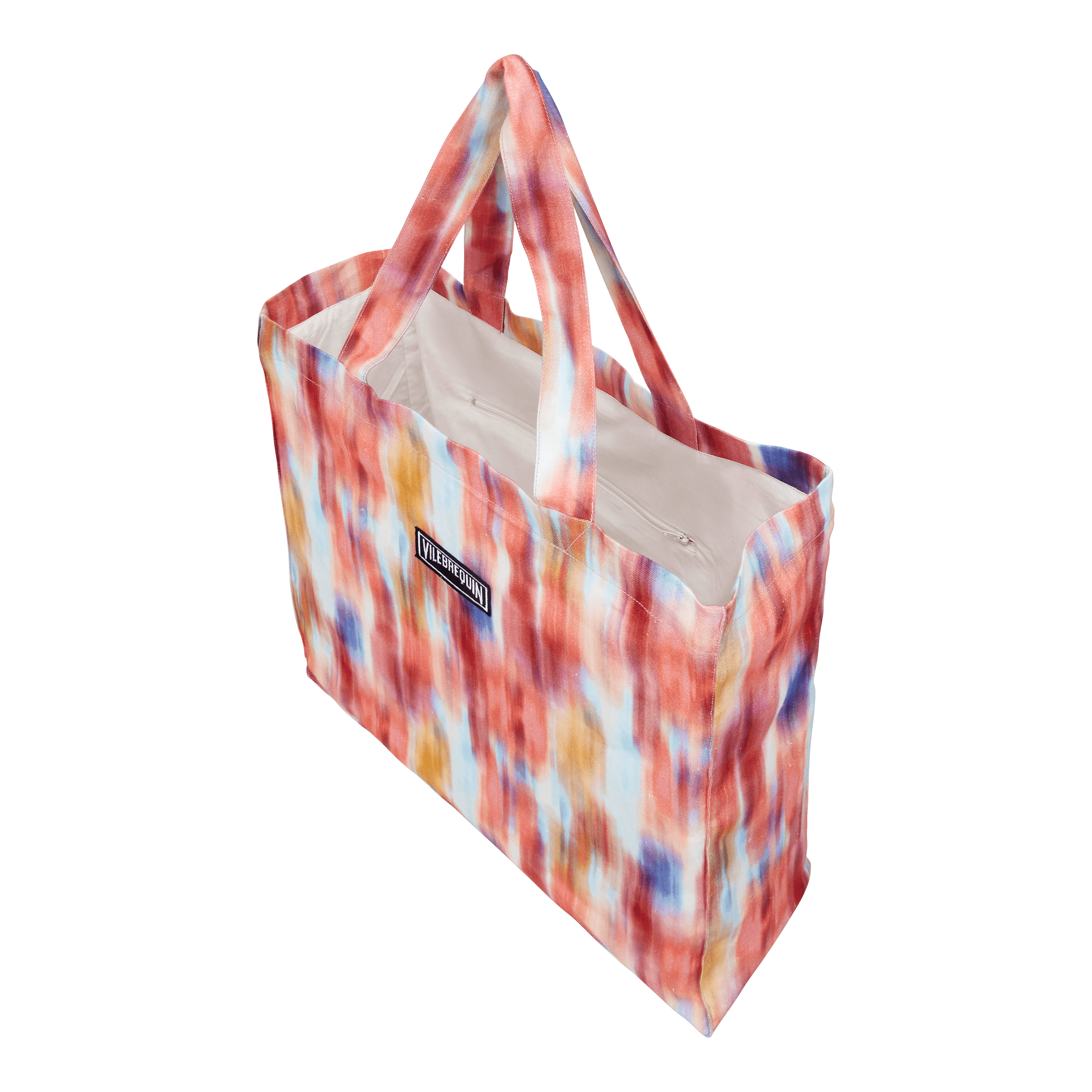 VILEBREQUIN Unisex Linen Beach Bag Ikat Flowers