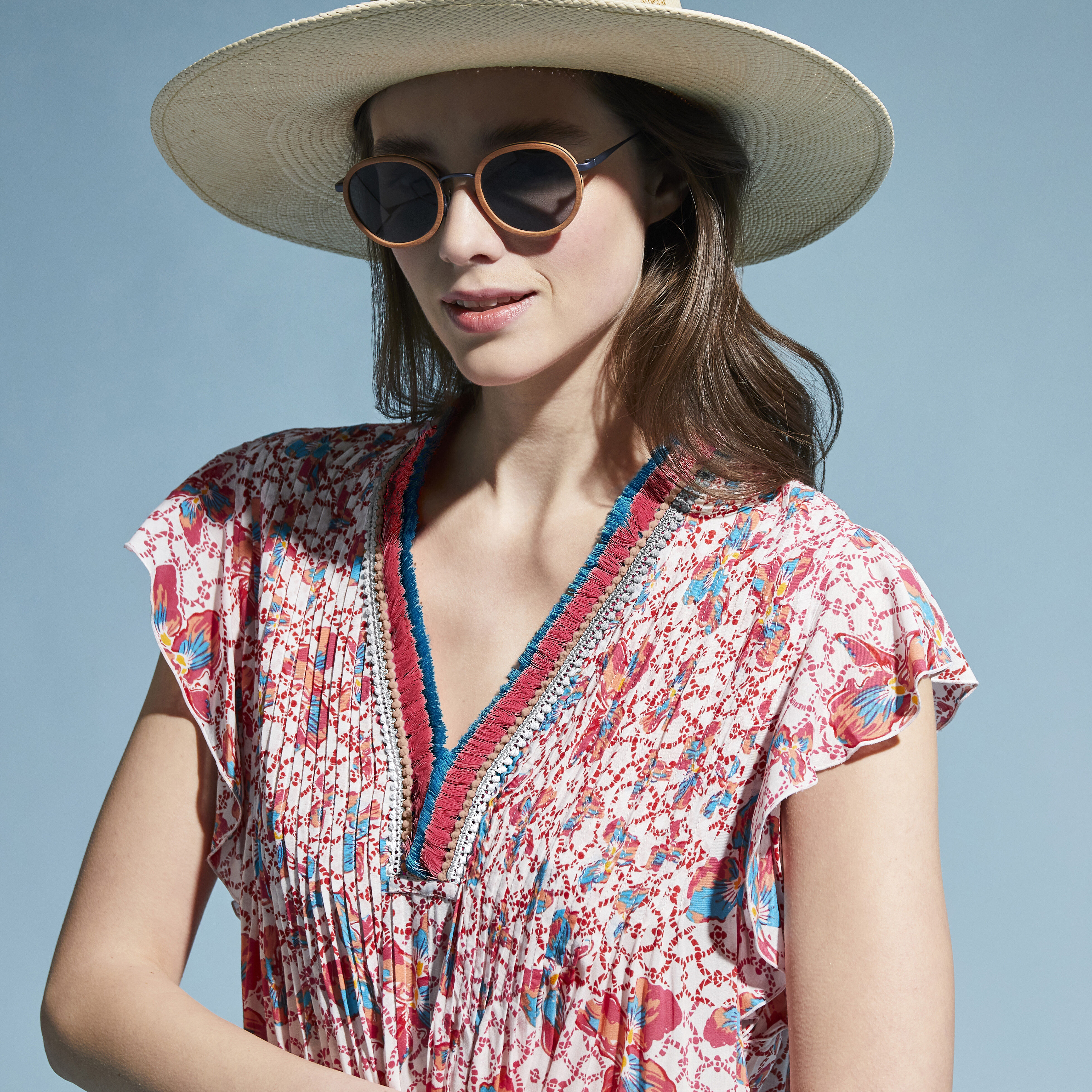 VILEBREQUIN Women Mini Dress Iris Lace- Vilebrequin x Poupette St Barth