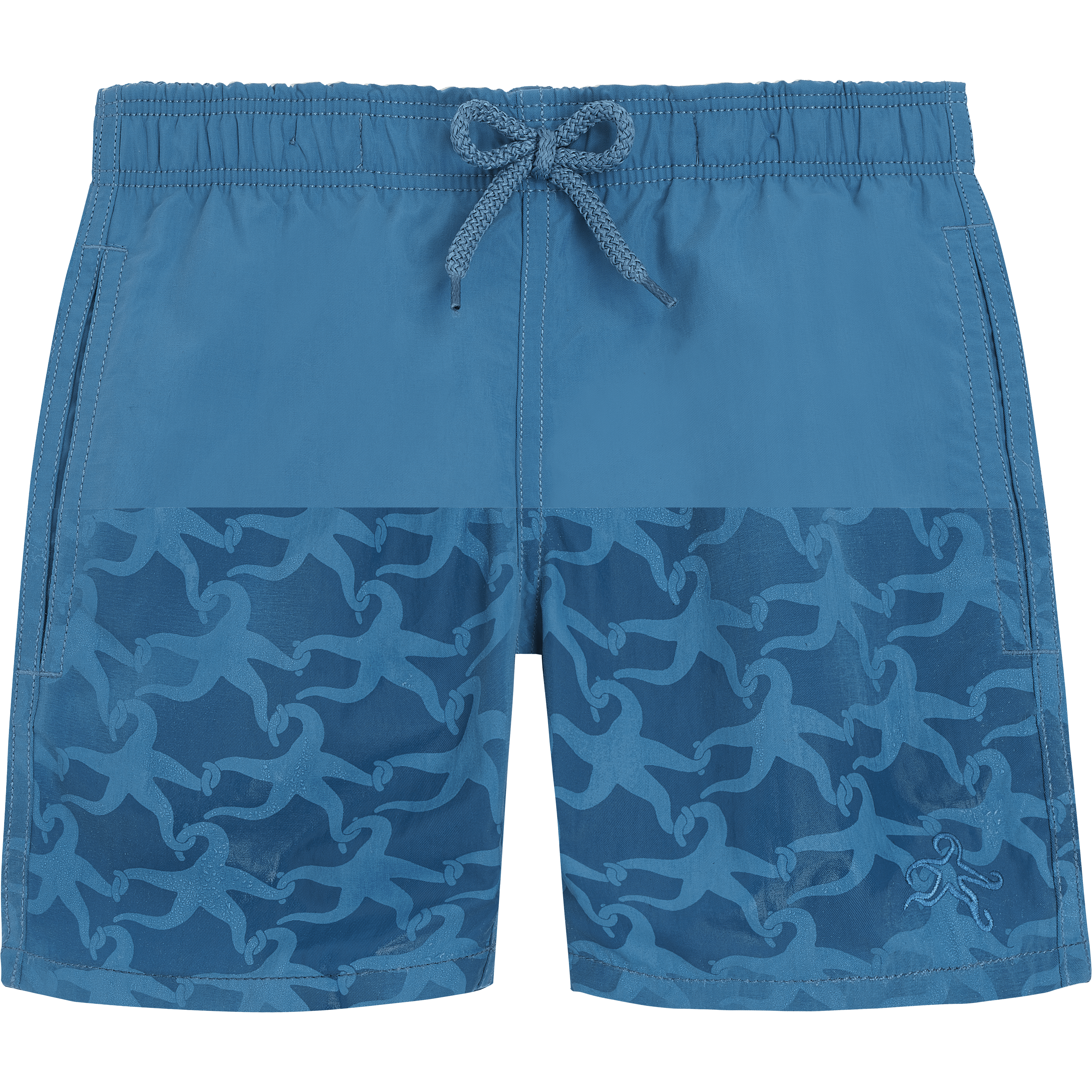 VILEBREQUIN Boys Swim Shorts Water-reactive Running Stars