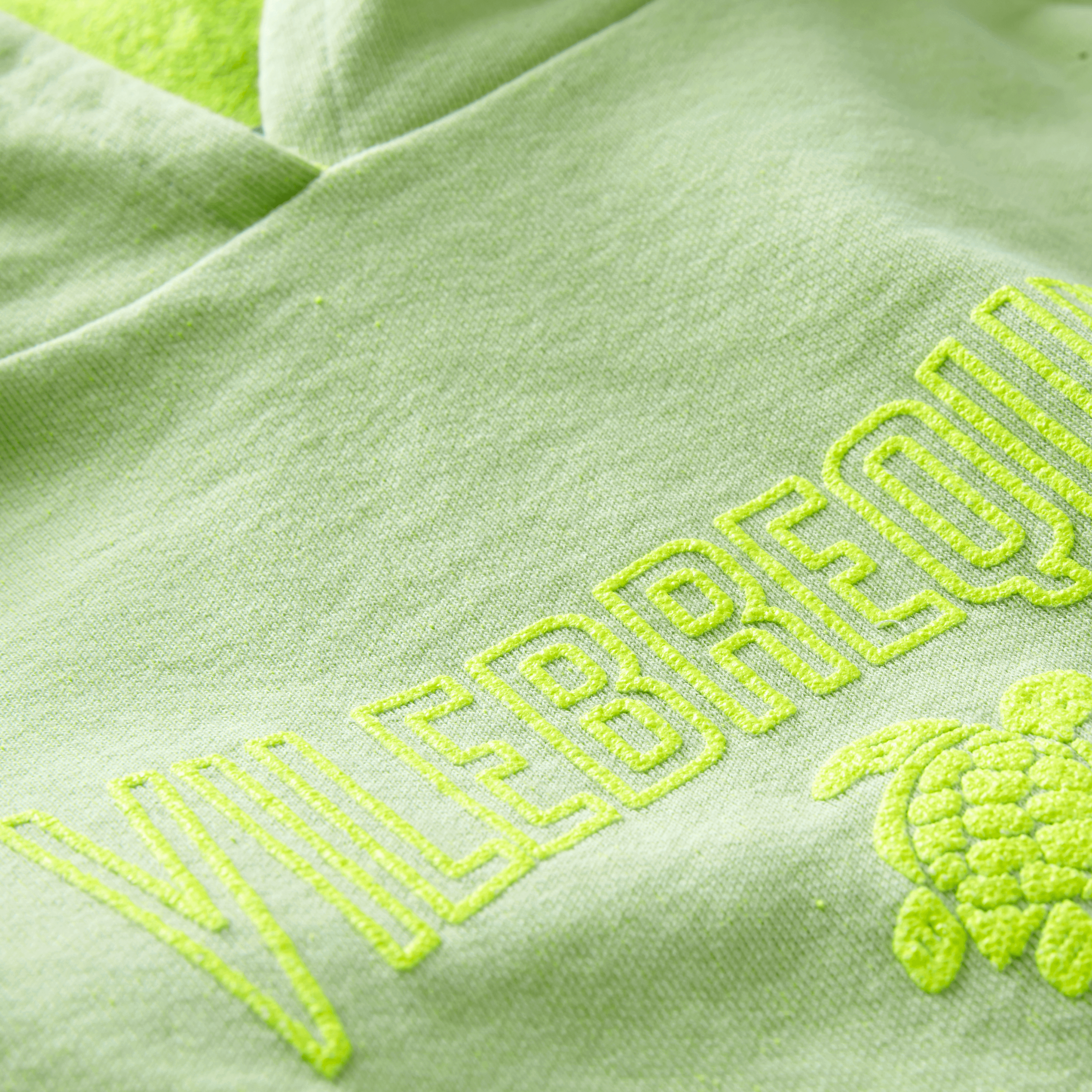VILEBREQUIN Boys Embroidered Logo Short-Sleeved Hoodie Sweatshirt