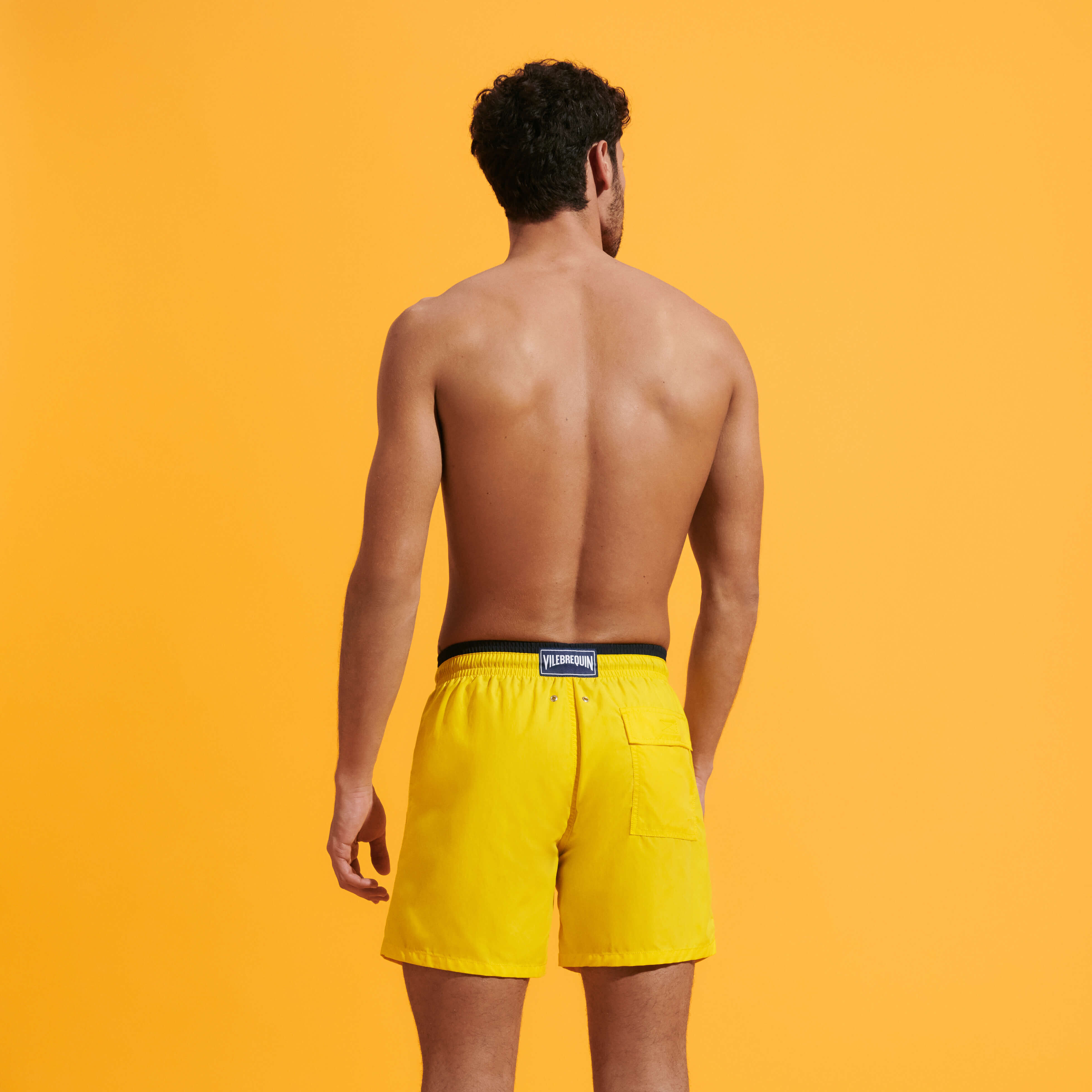 VILEBREQUIN Men Swim Shorts Bicolor | SUN / Yellow