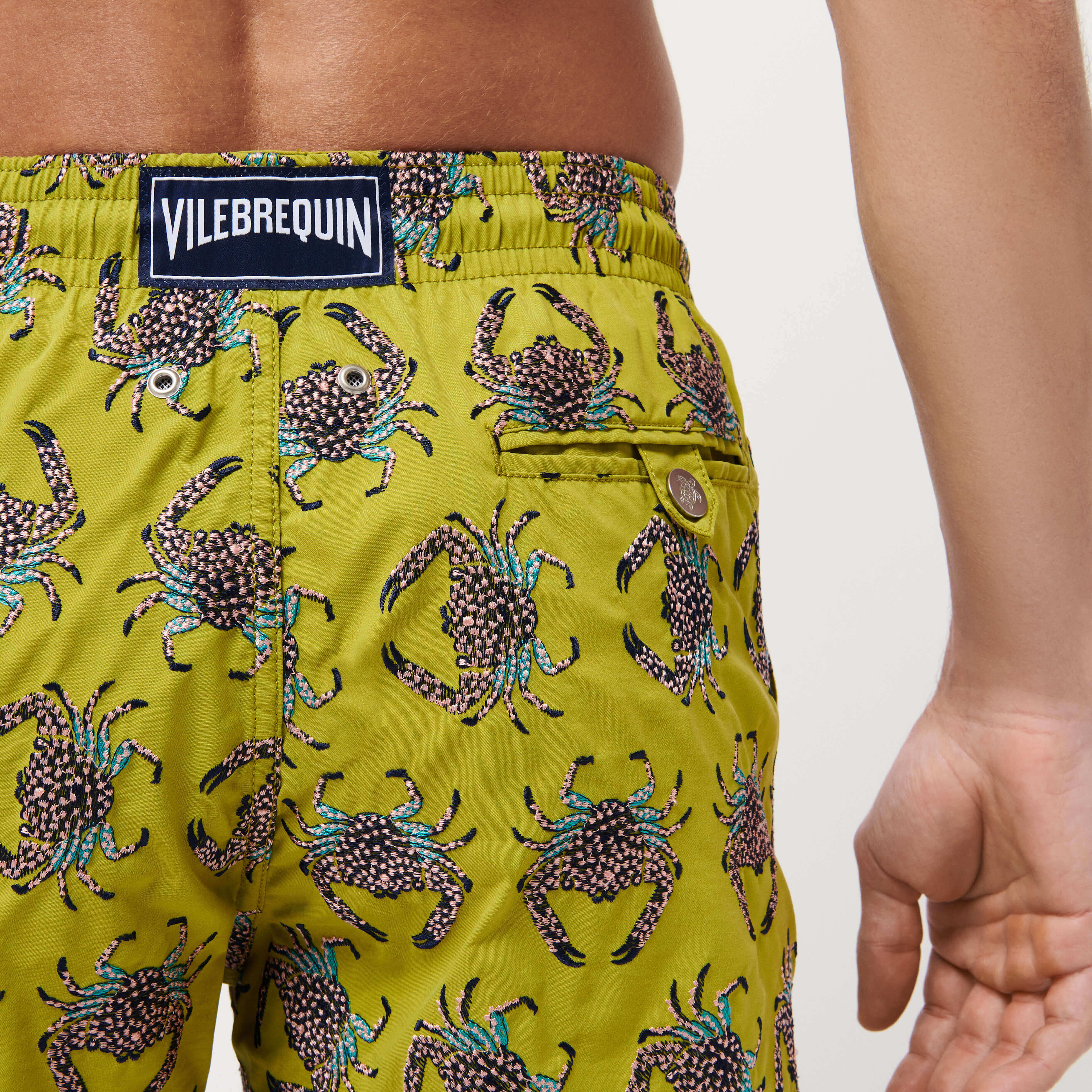 VILEBREQUIN Men Swim Shorts Embroidered Only Crabs ! - Limited Edition