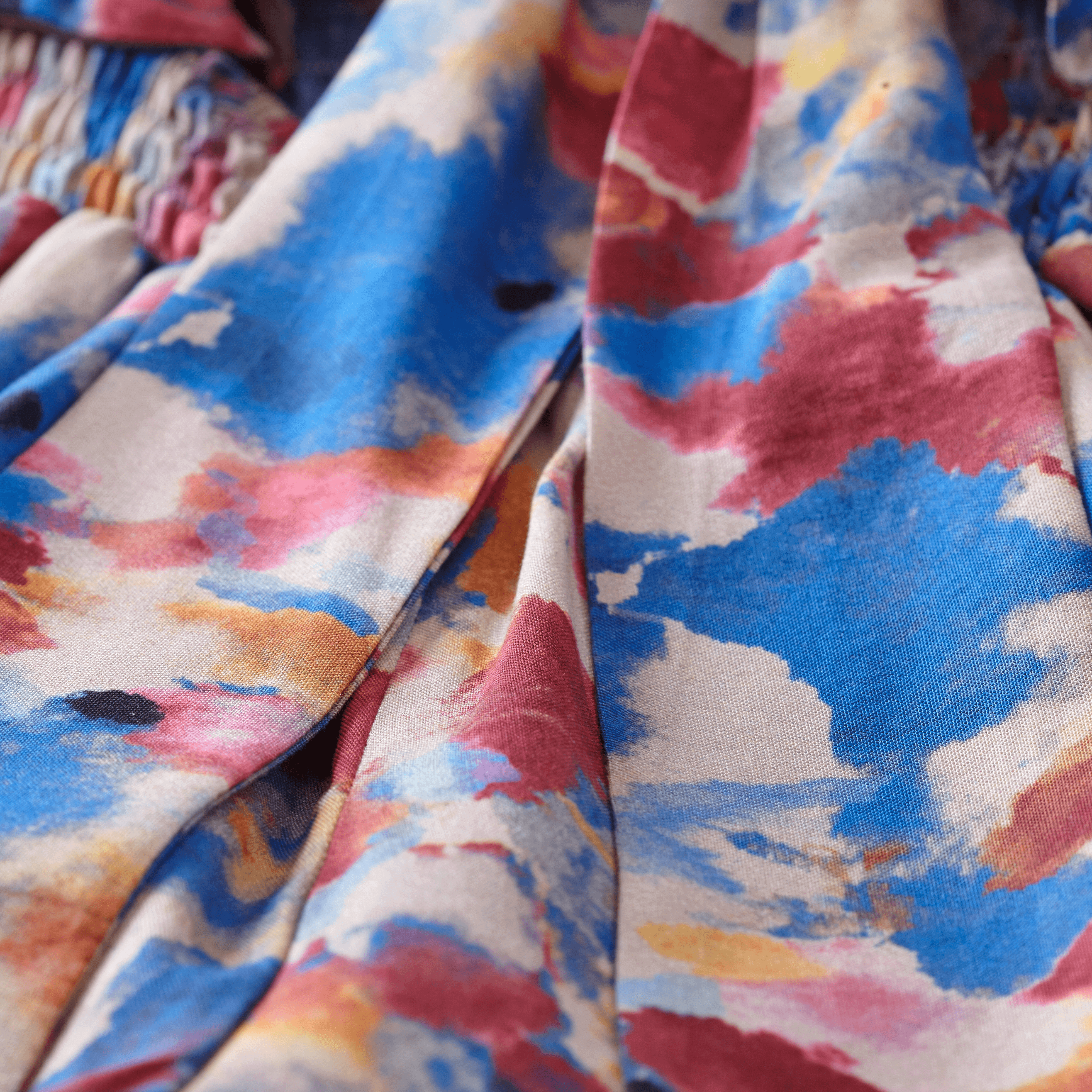 VILEBREQUIN Girls Viscose Playsuit Flowers in the Sky