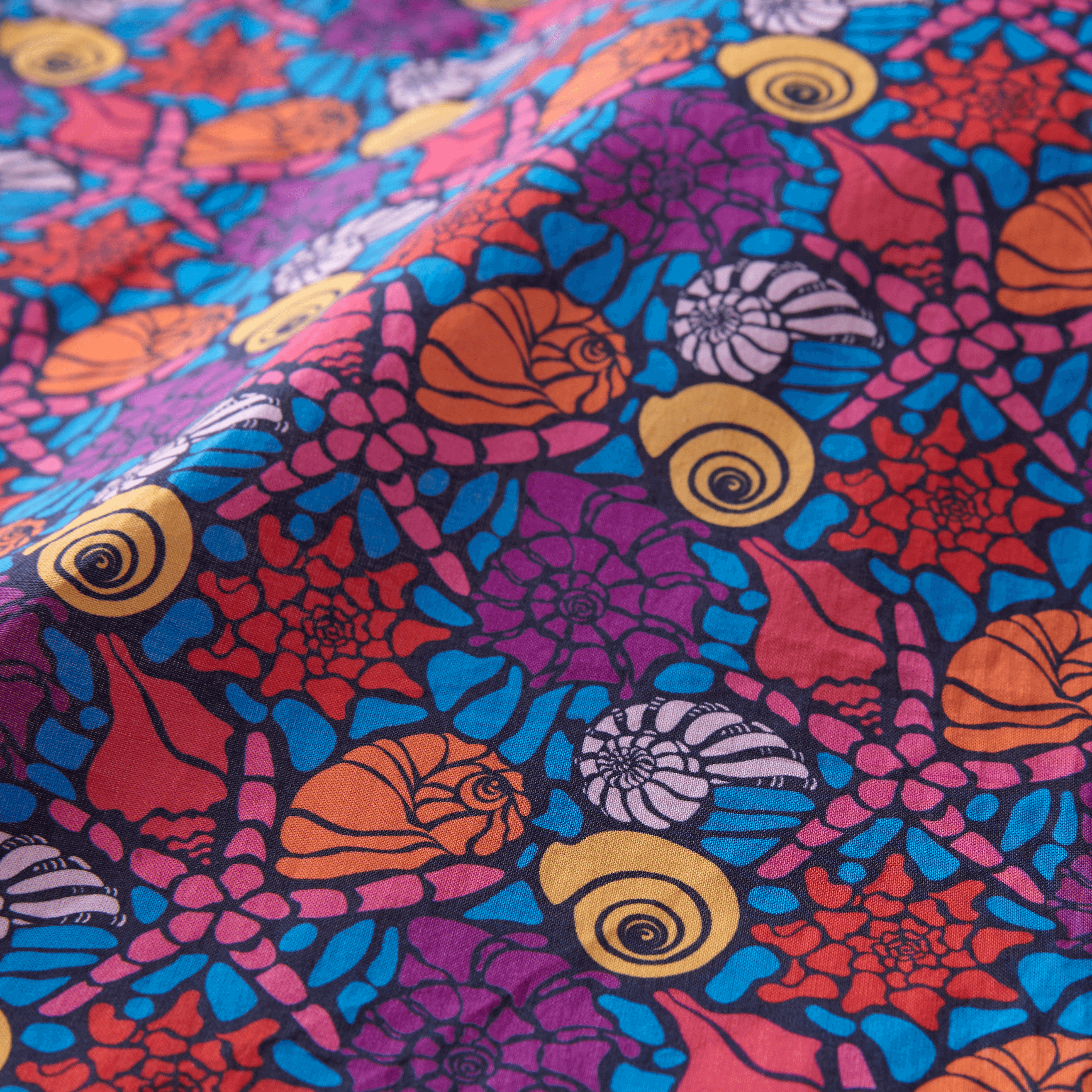 VILEBREQUIN Girls Cotton Scarf Noumea Sea Shells