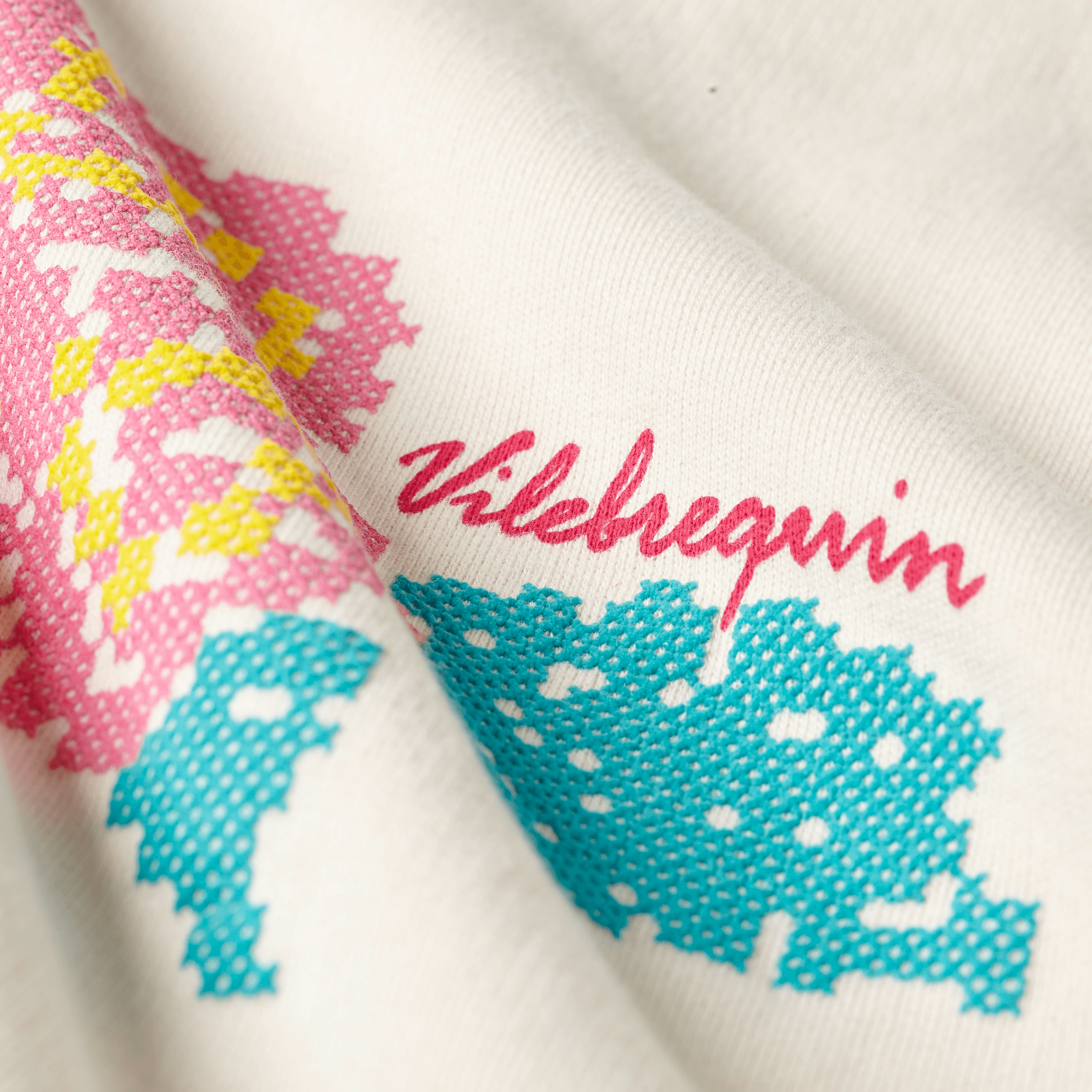 VILEBREQUIN Girls Round-Neck Sweatshirt Hibiscus Embroidered