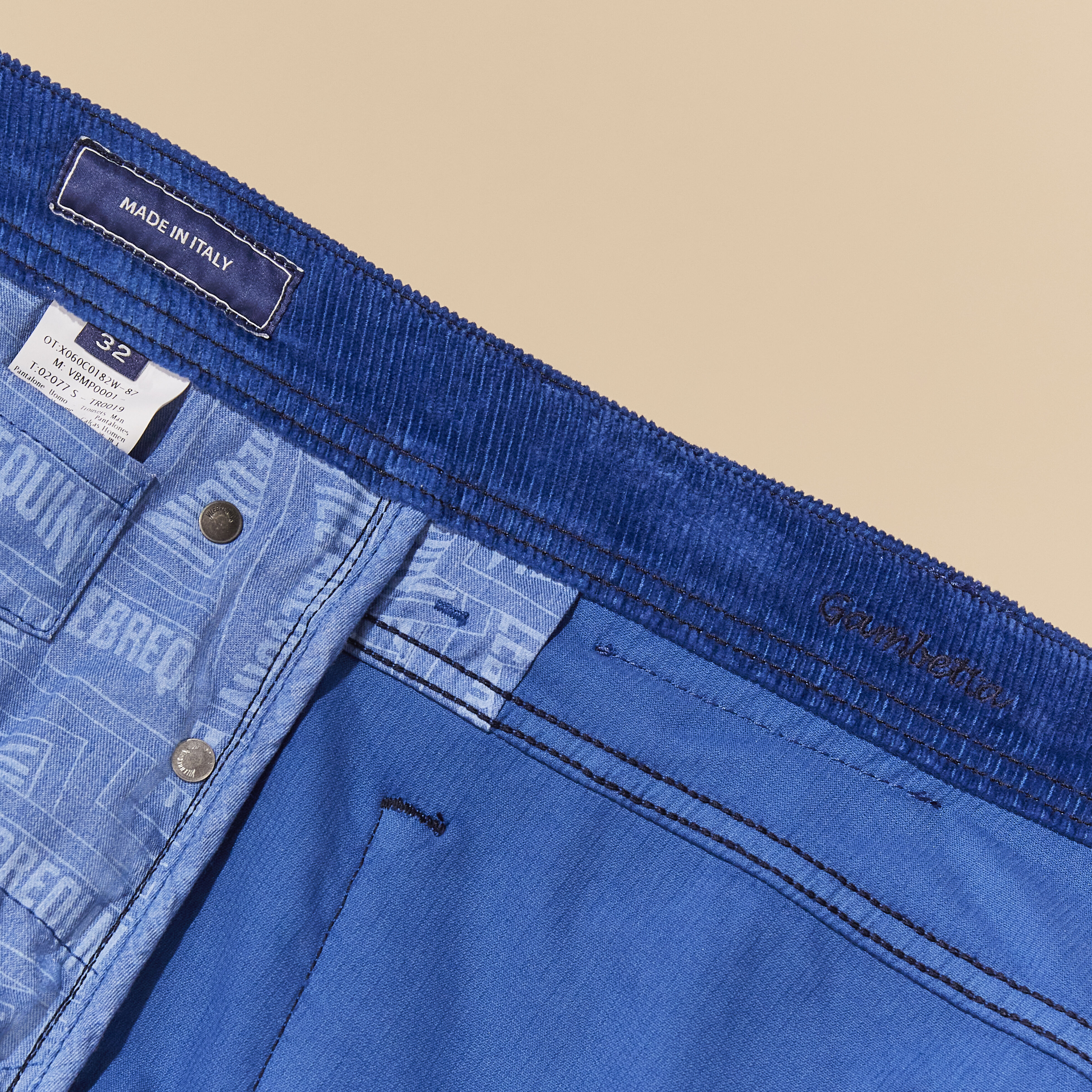 VILEBREQUIN Men 5-Pockets Corduroy Pants 1500 lines