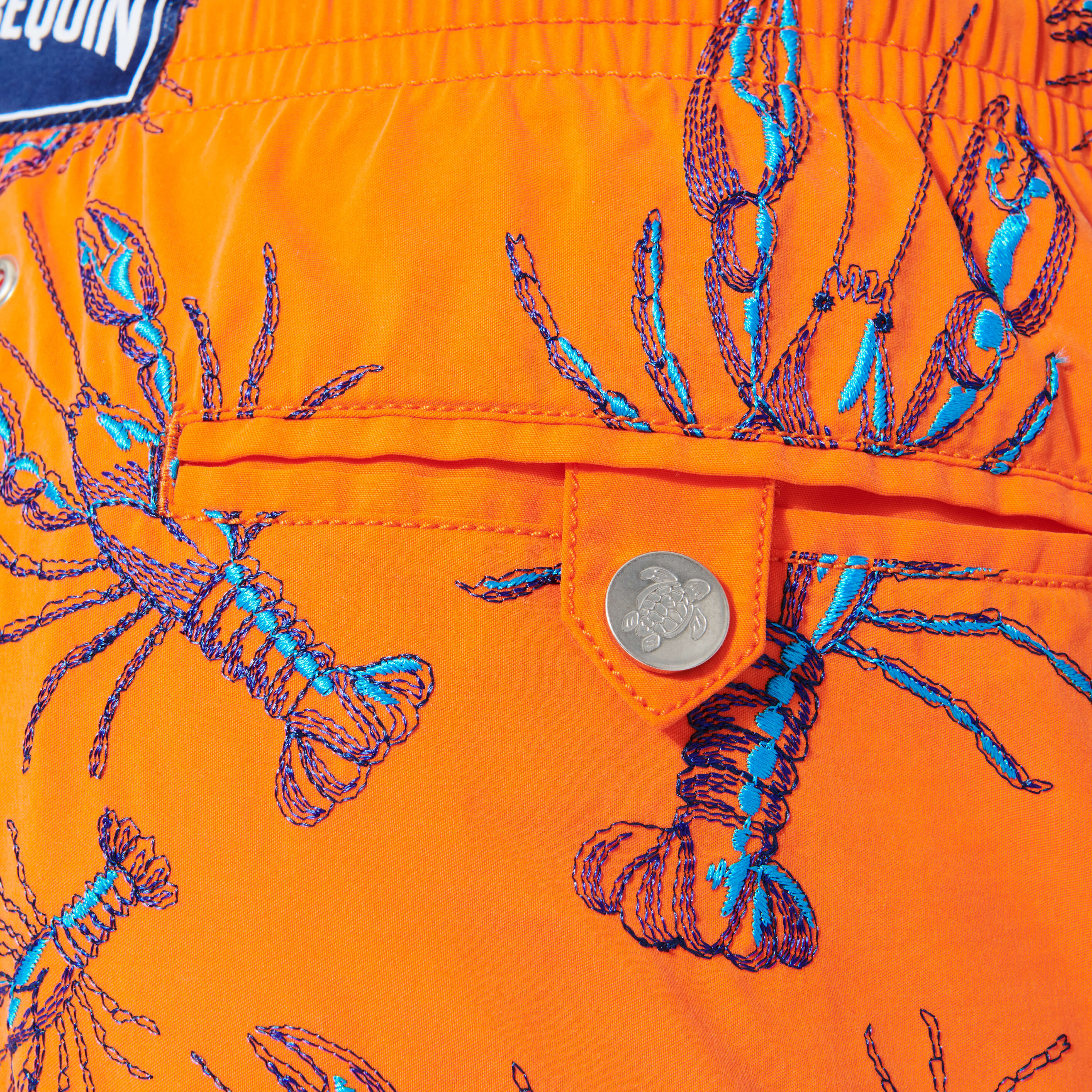 VILEBREQUIN Men Swim Shorts Embroidered Lobsters - Limited Edition | TANGO / Orange