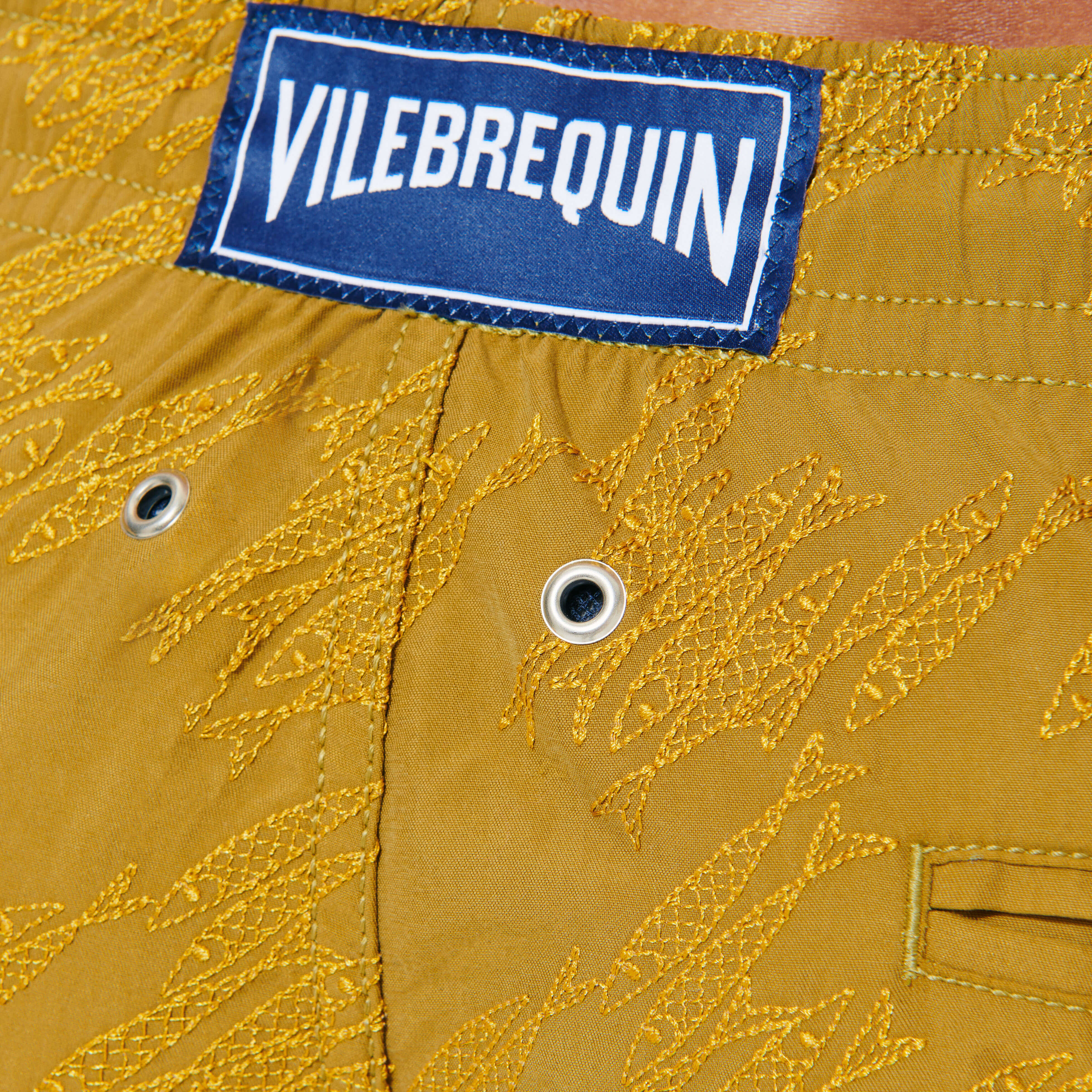 VILEBREQUIN Men Embroidered Swim Shorts Fish Foot - Limited Edition