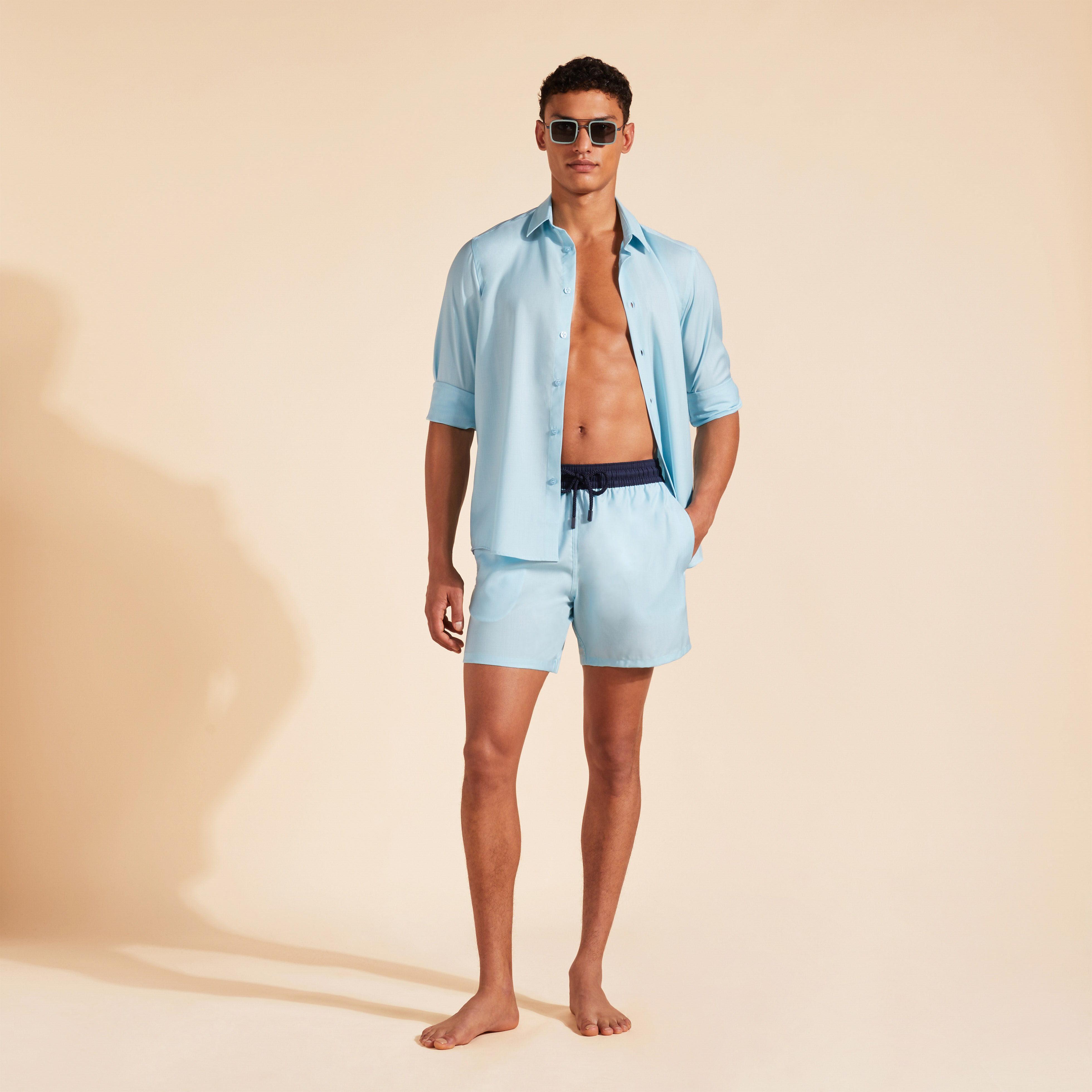 VILEBREQUIN Unisex Wool Shirt Super 120 | THALASSA / Blue