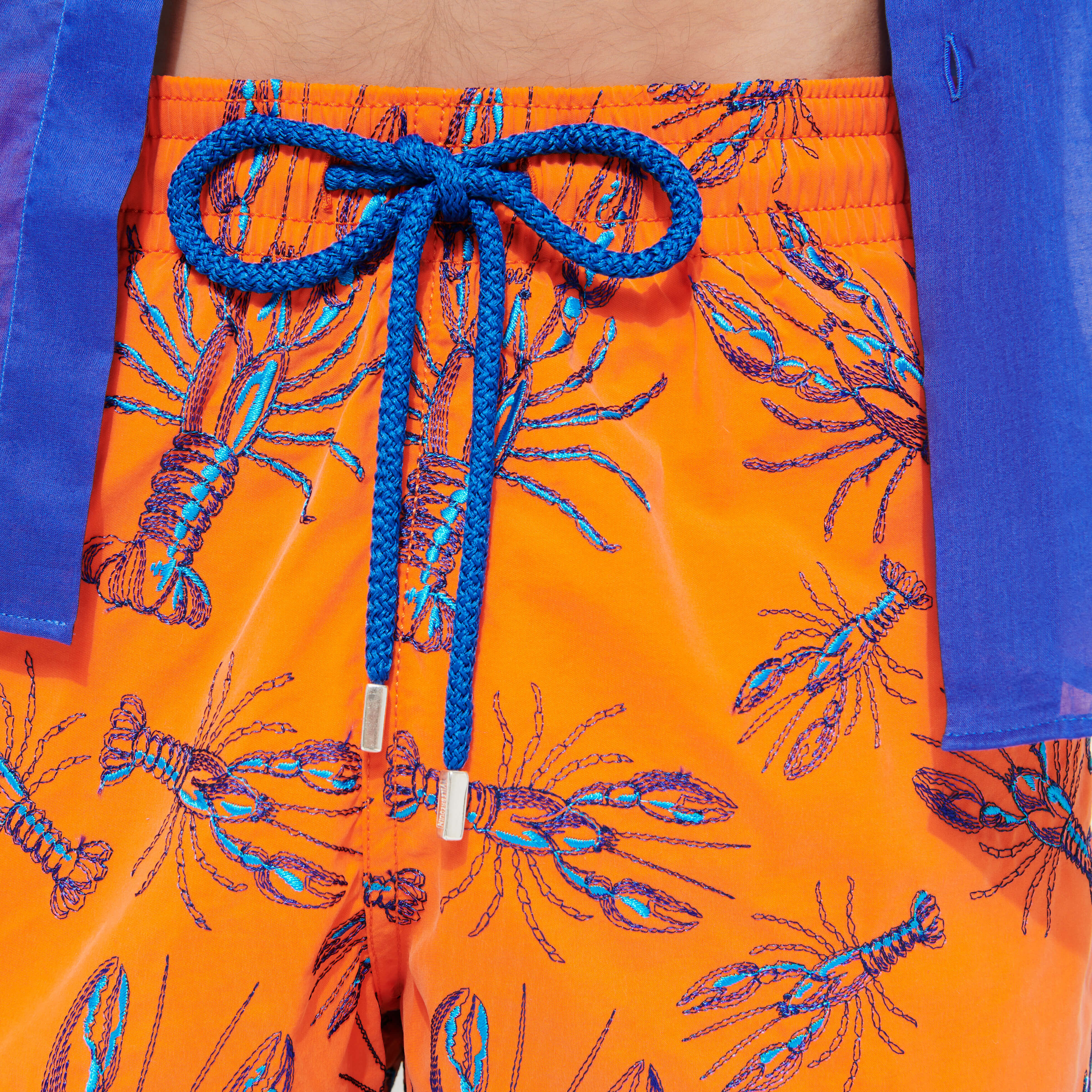 VILEBREQUIN Men Swim Shorts Embroidered Lobsters - Limited Edition | TANGO / Orange