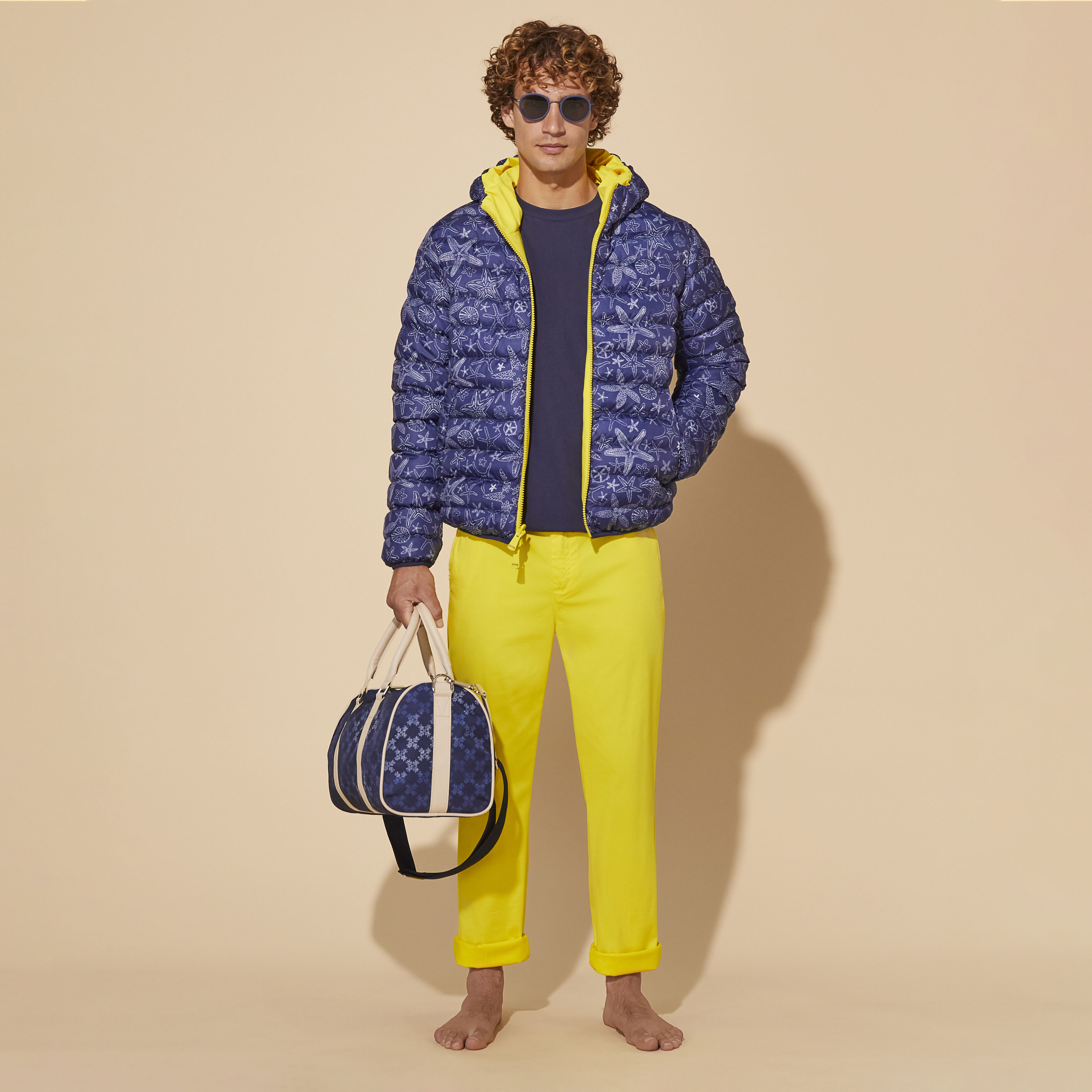 VILEBREQUIN Men Cotton Modal Jogger Pants | SUN / Yellow