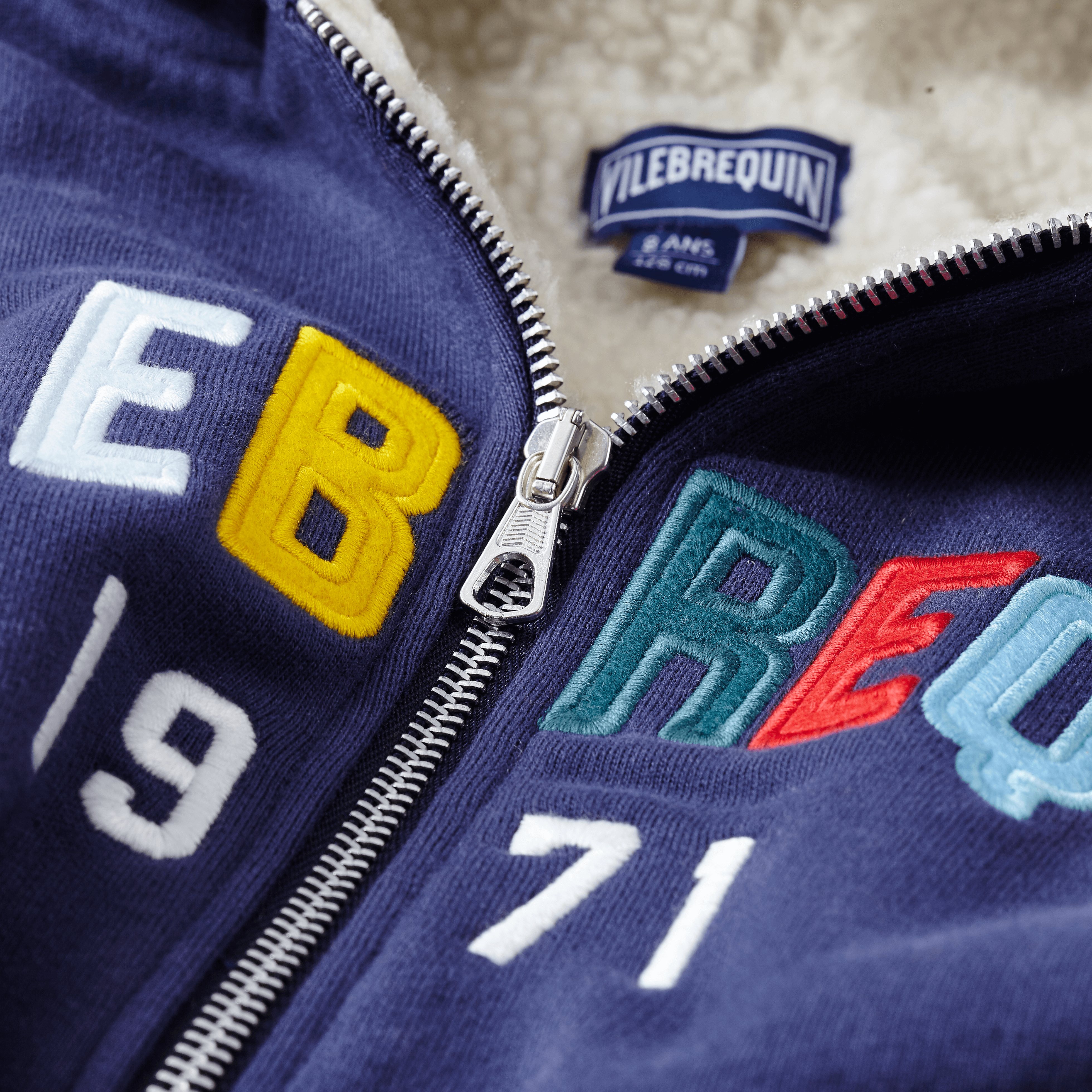VILEBREQUIN Boys Hooded Front Zip Sweatshirt Multicolor Vilebrequin | NAVY / Blue