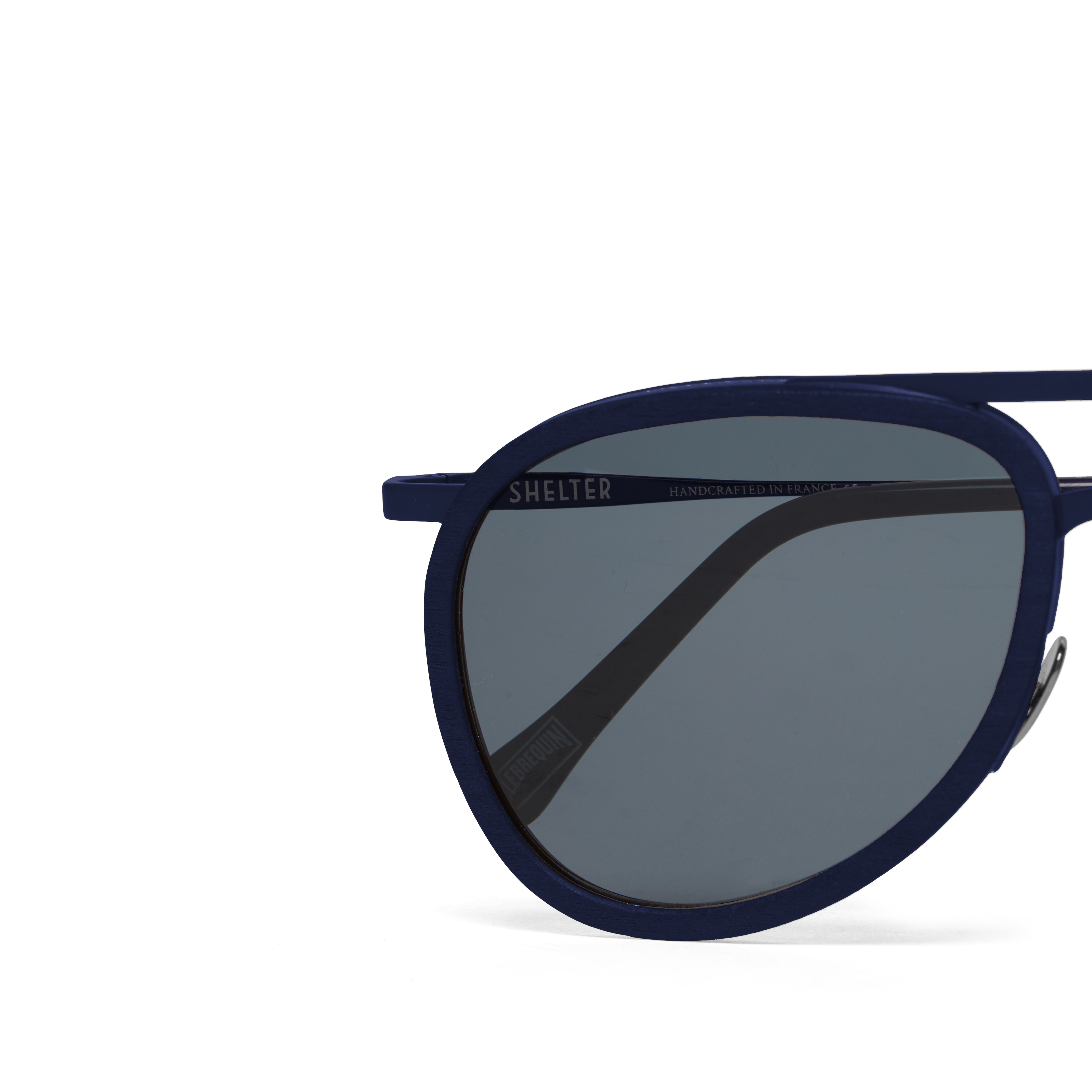 VILEBREQUIN Unisex Wood Sunglasses Solid - VBQ x Shelter
