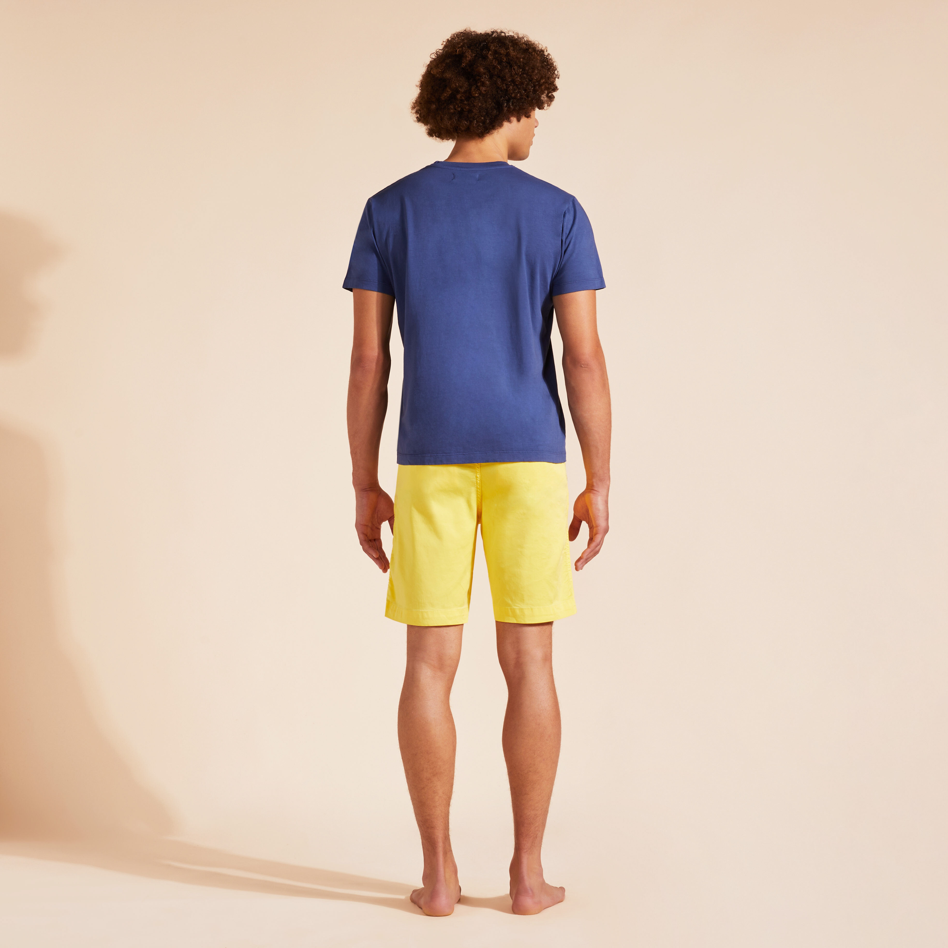 VILEBREQUIN Men Cotton T-Shirt Printed Turtle Logo | INK / Blue