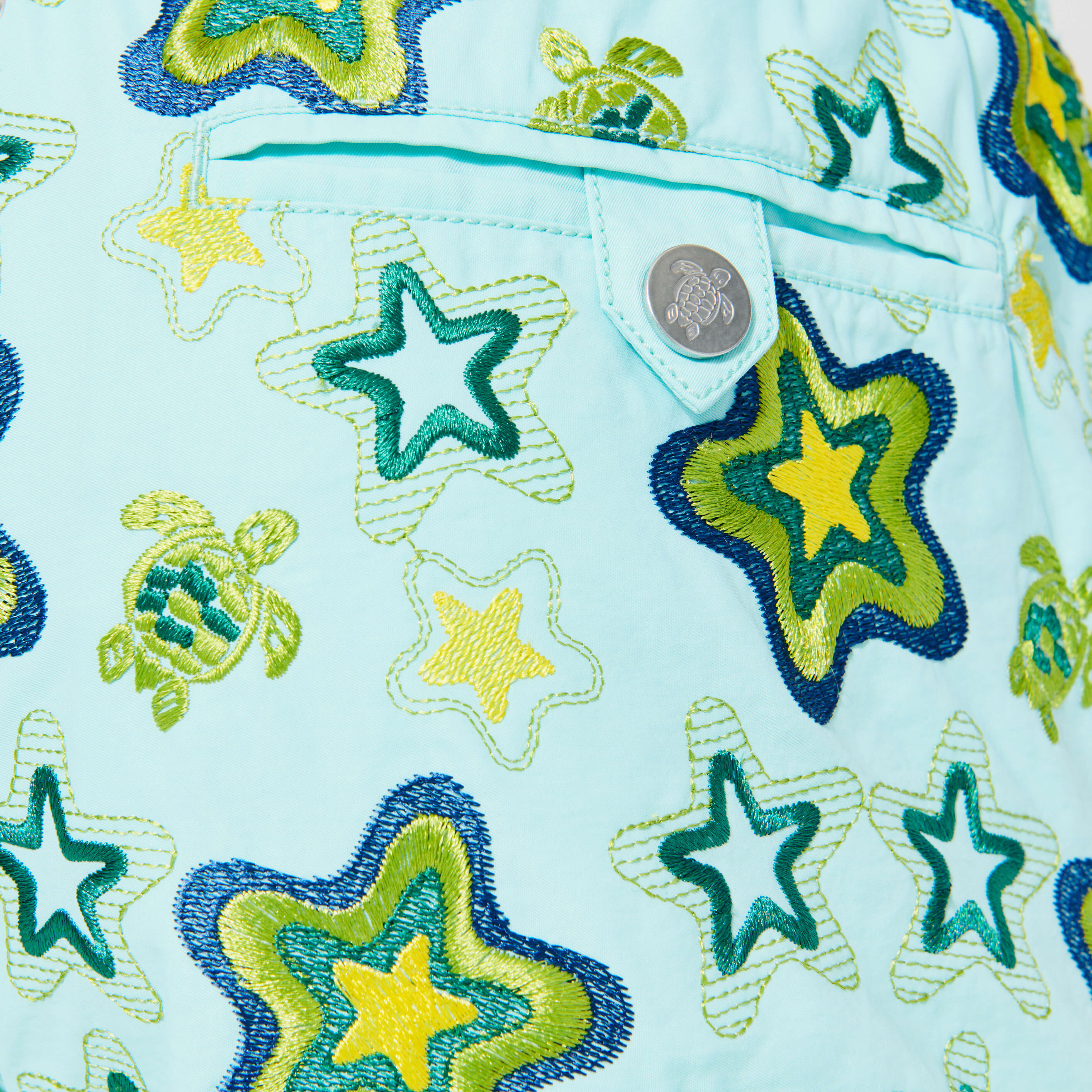 VILEBREQUIN Men Swim Shorts Embroidered Stars Gift - Limited Edition