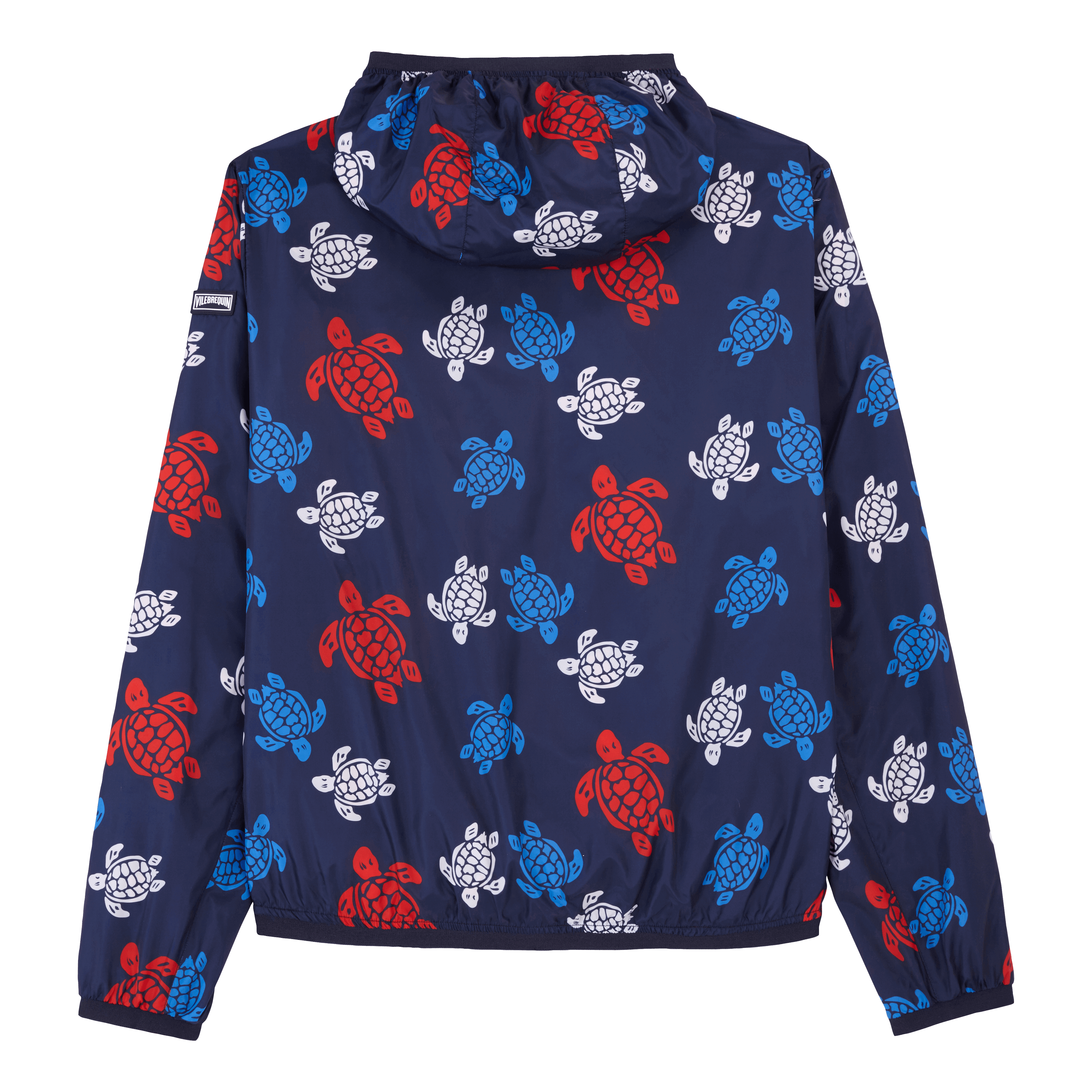 VILEBREQUIN Men Reversible Windbreaker Micro Rondes des Tortues