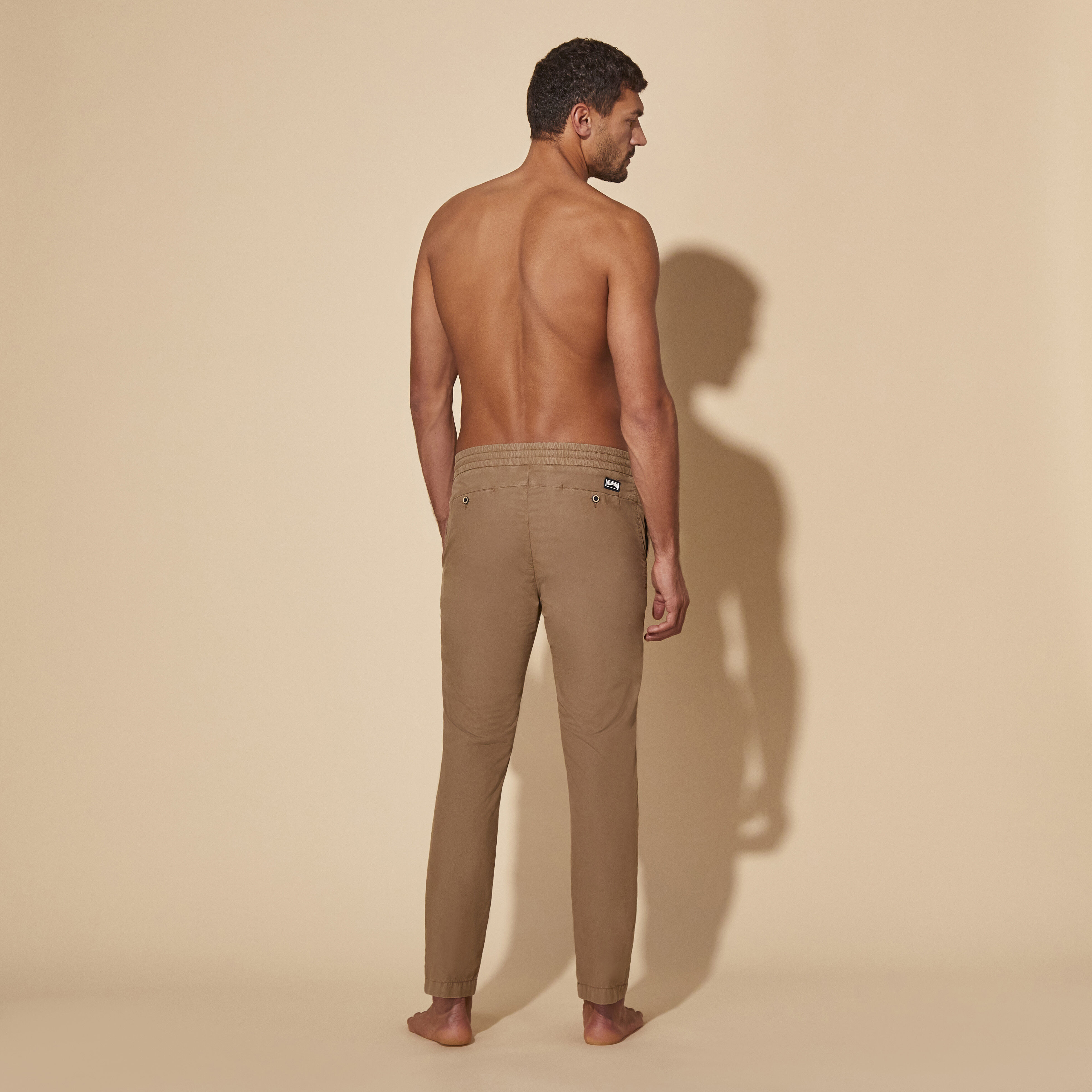 VILEBREQUIN Men Tencel Popeline Jogger Pants | HAZELNUT / Brown