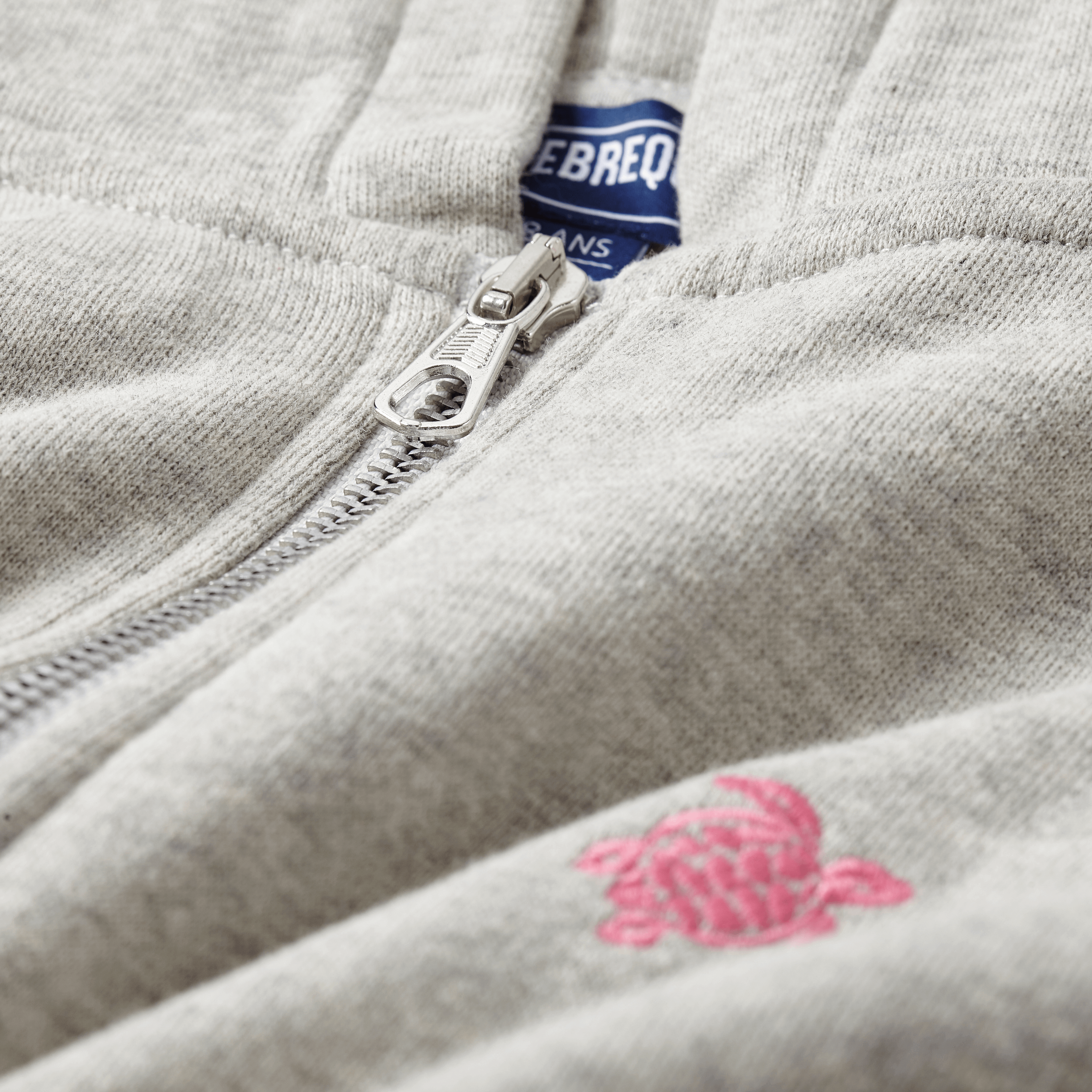 VILEBREQUIN Girls Front Zip Sweatshirt Ikat Turtle