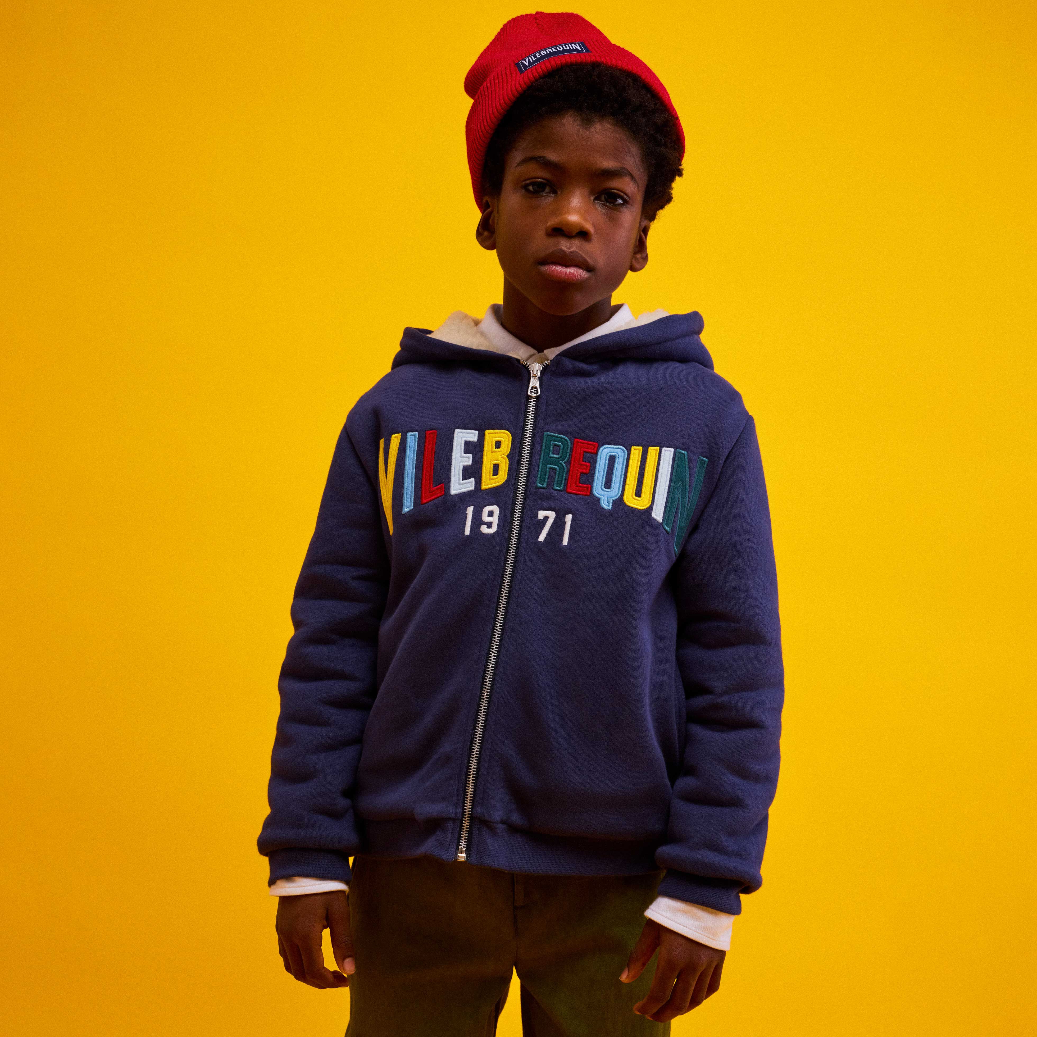 VILEBREQUIN Boys Hooded Front Zip Sweatshirt Multicolor Vilebrequin