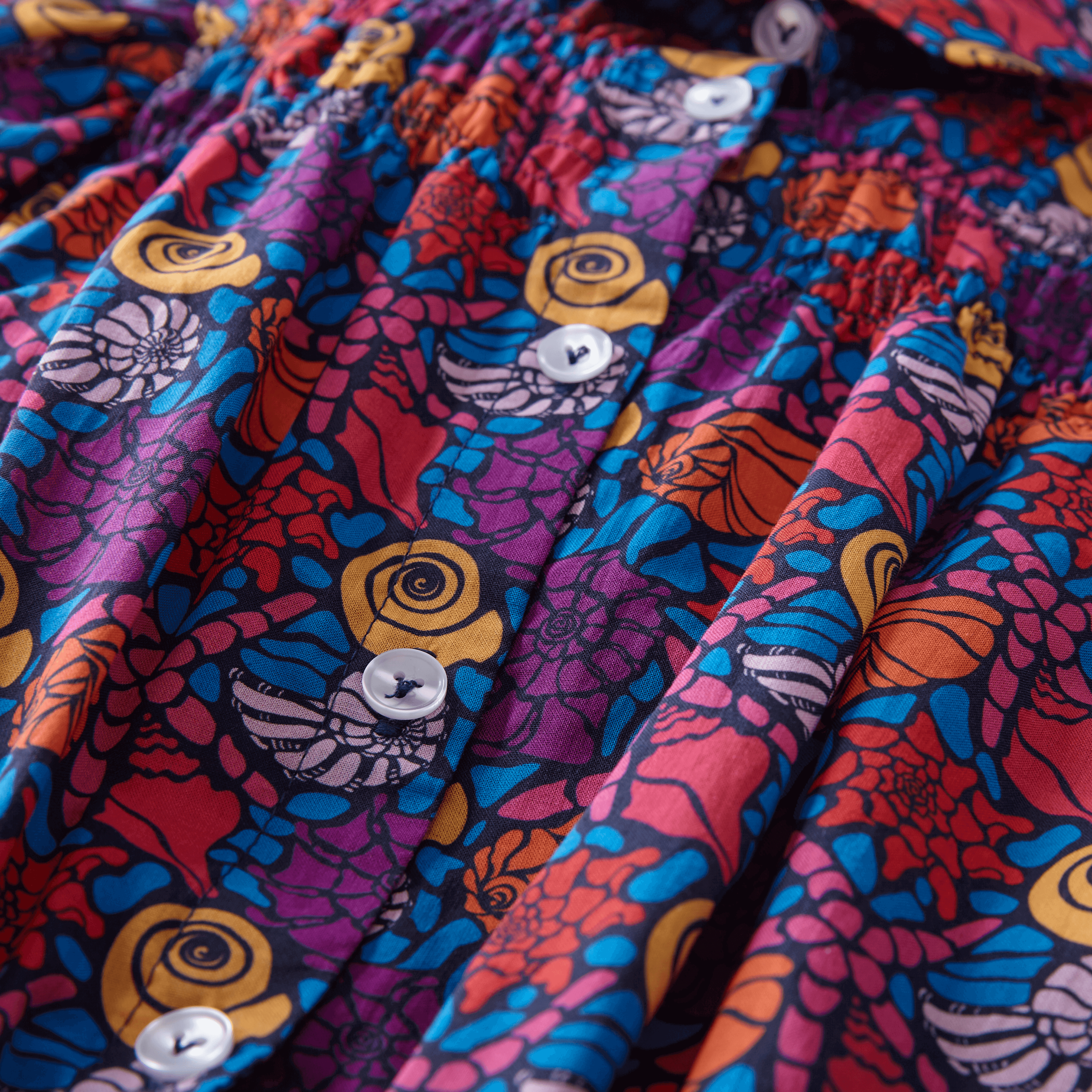 VILEBREQUIN Girls Shirt Noumea Sea Shells