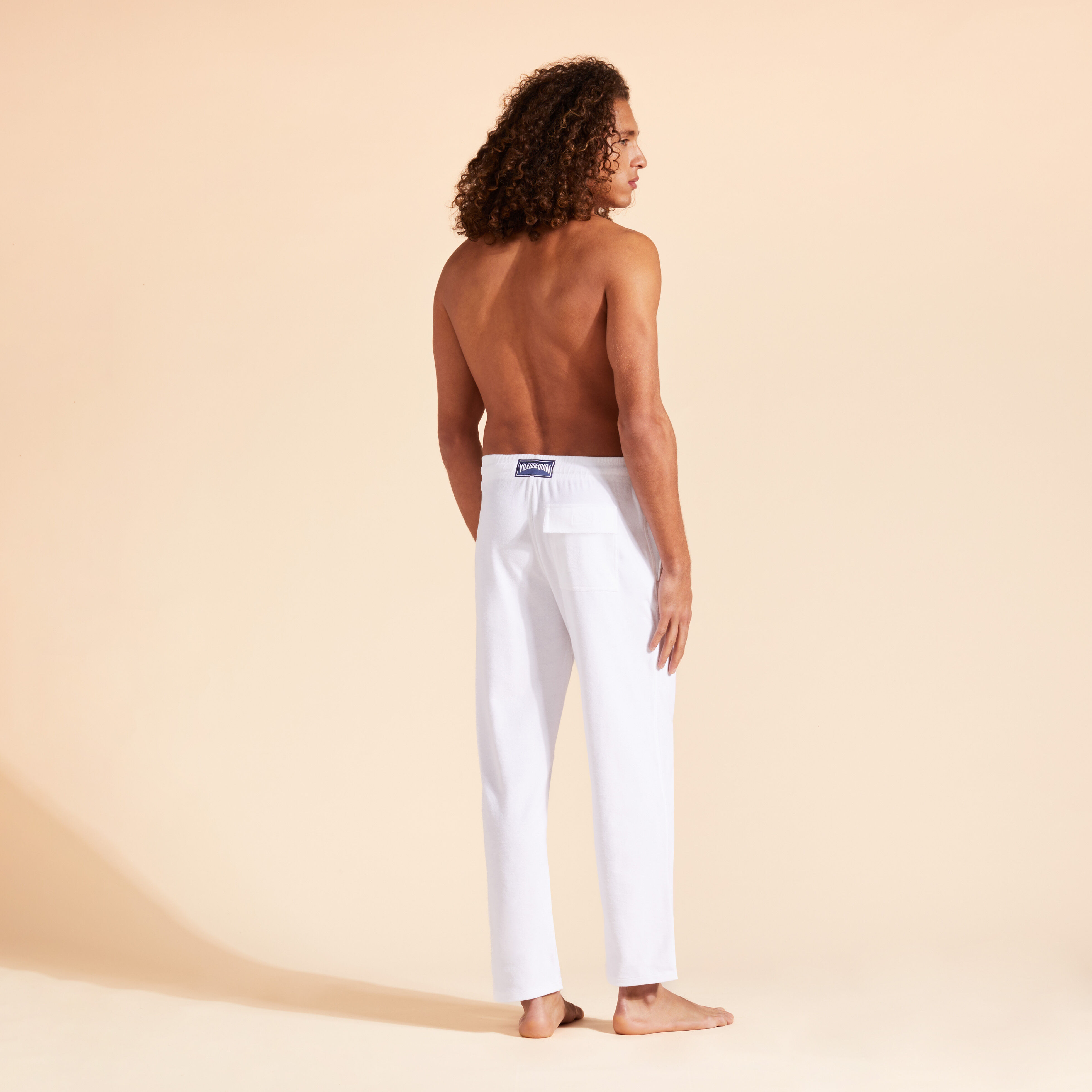 VILEBREQUIN Men Terry Pants Solid | WHITE / White
