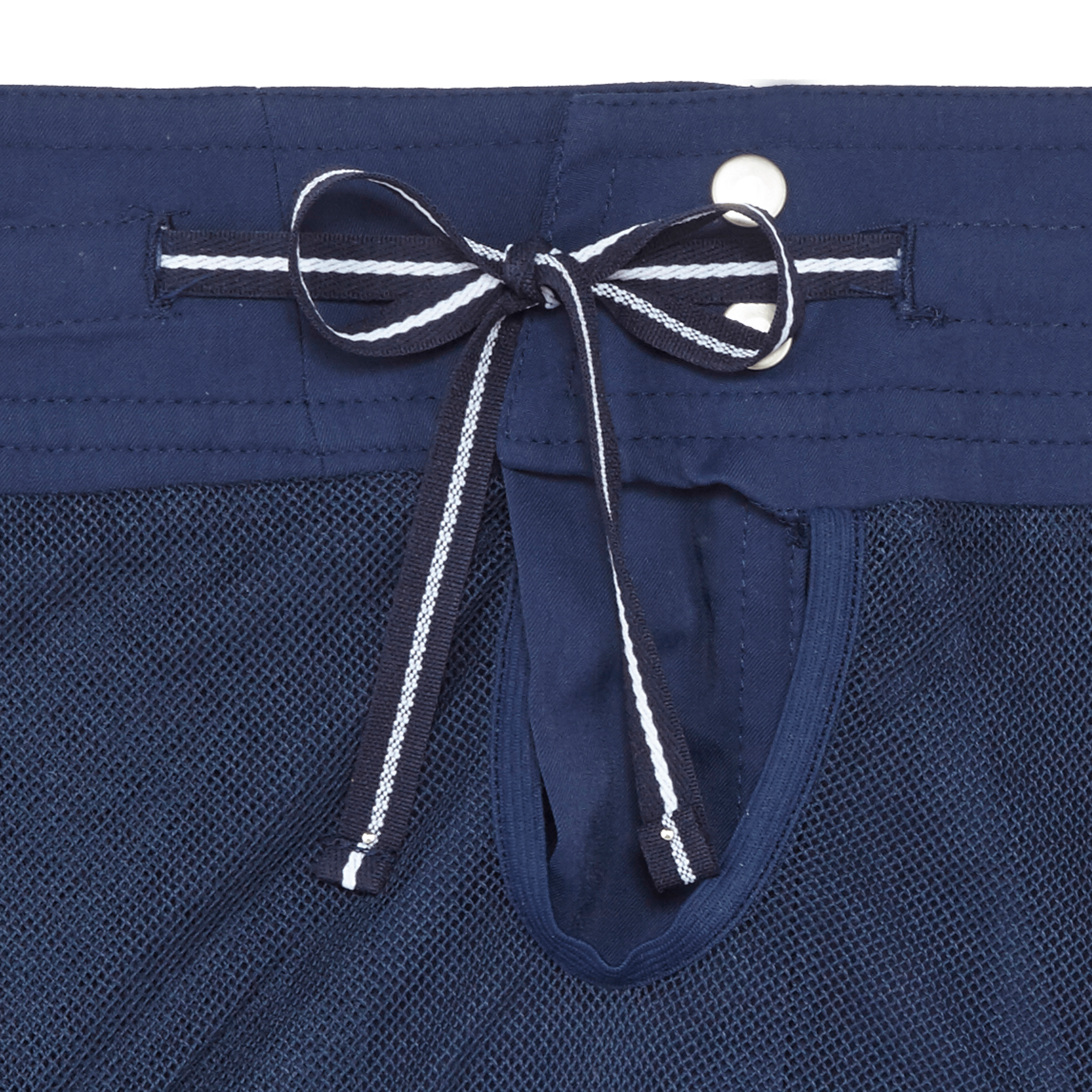 VILEBREQUIN Men Stretch Swim Shorts Flat Belt Solid
