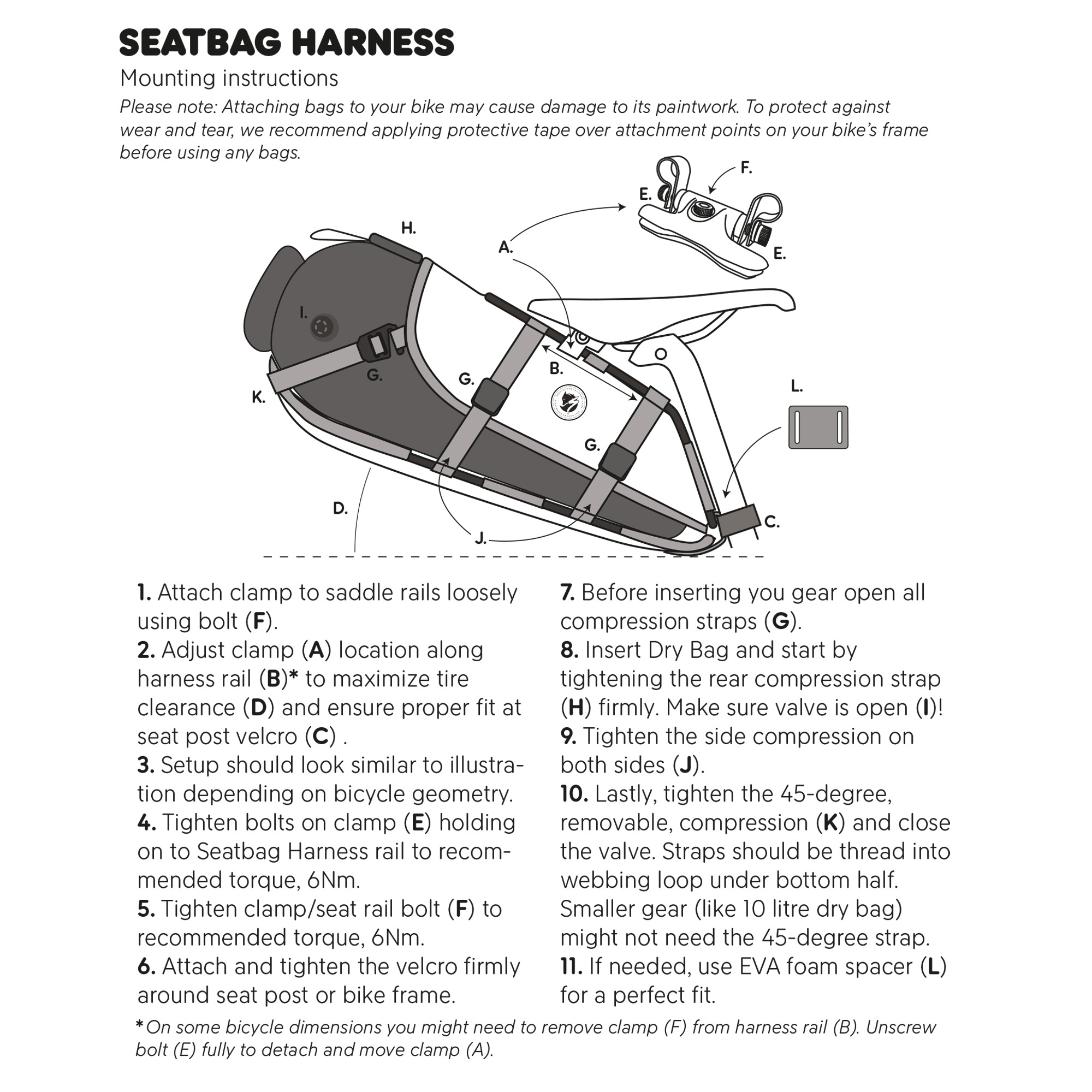 S/F Seatbag Harness