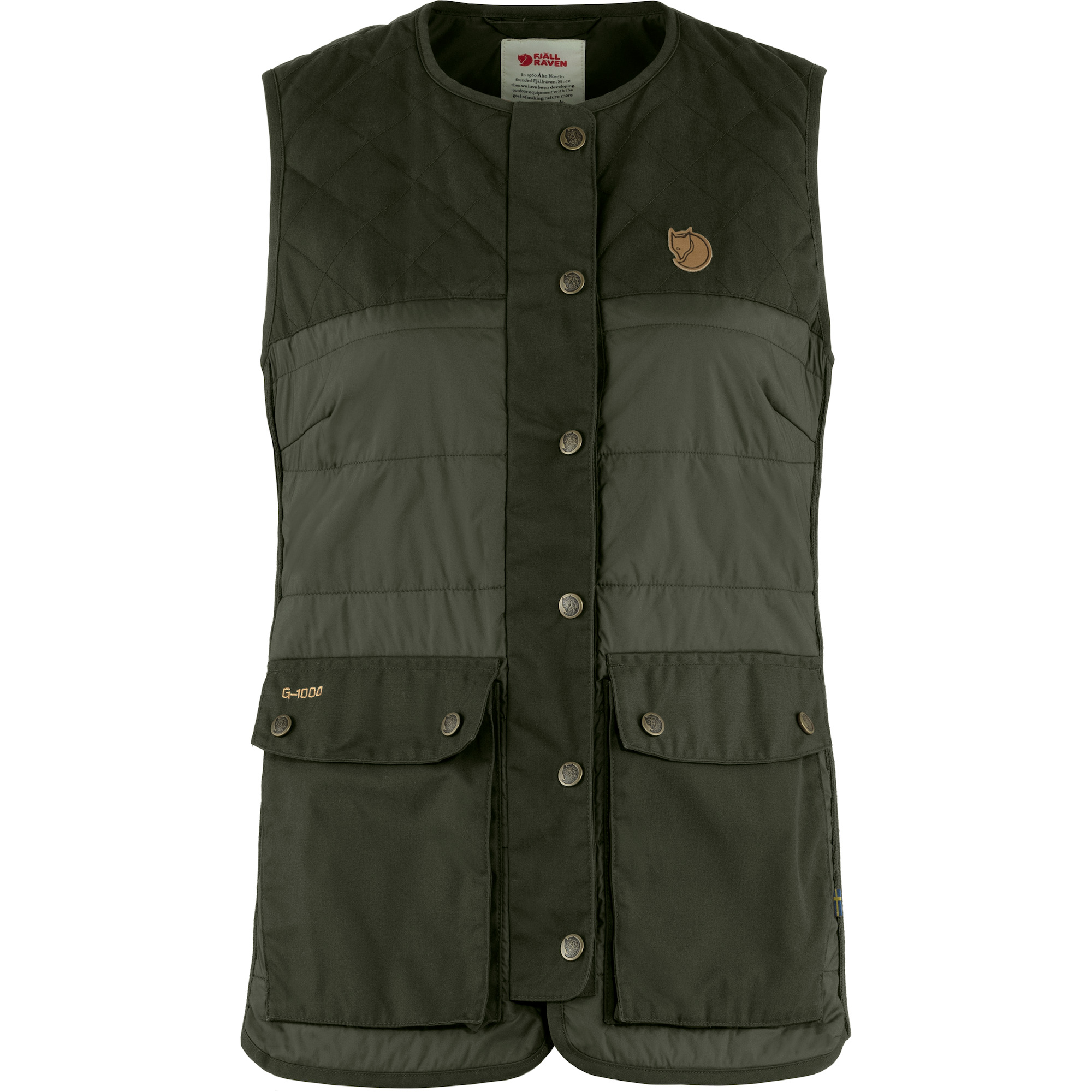 Forest Wool Padded Vest W