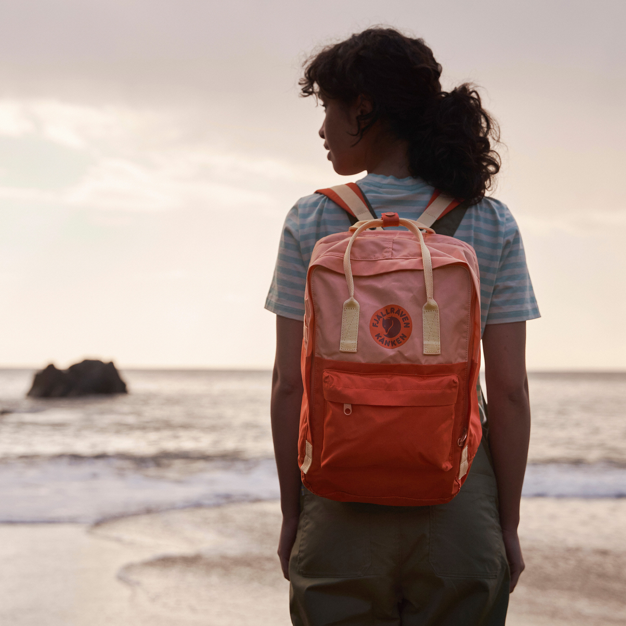 Art Striped T-shirt W