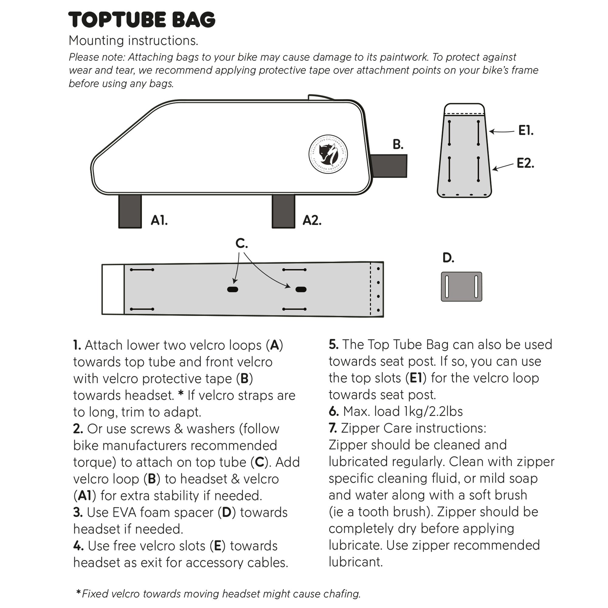 S/F Toptube Bag