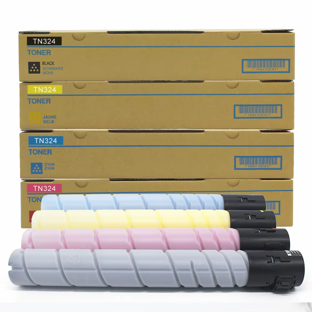 Top Quality Toner Powder Factory Toner Cartridge TN324 Original Refill Toner Cartridges for Bizhub C258 C308 C368 Printer Tonner