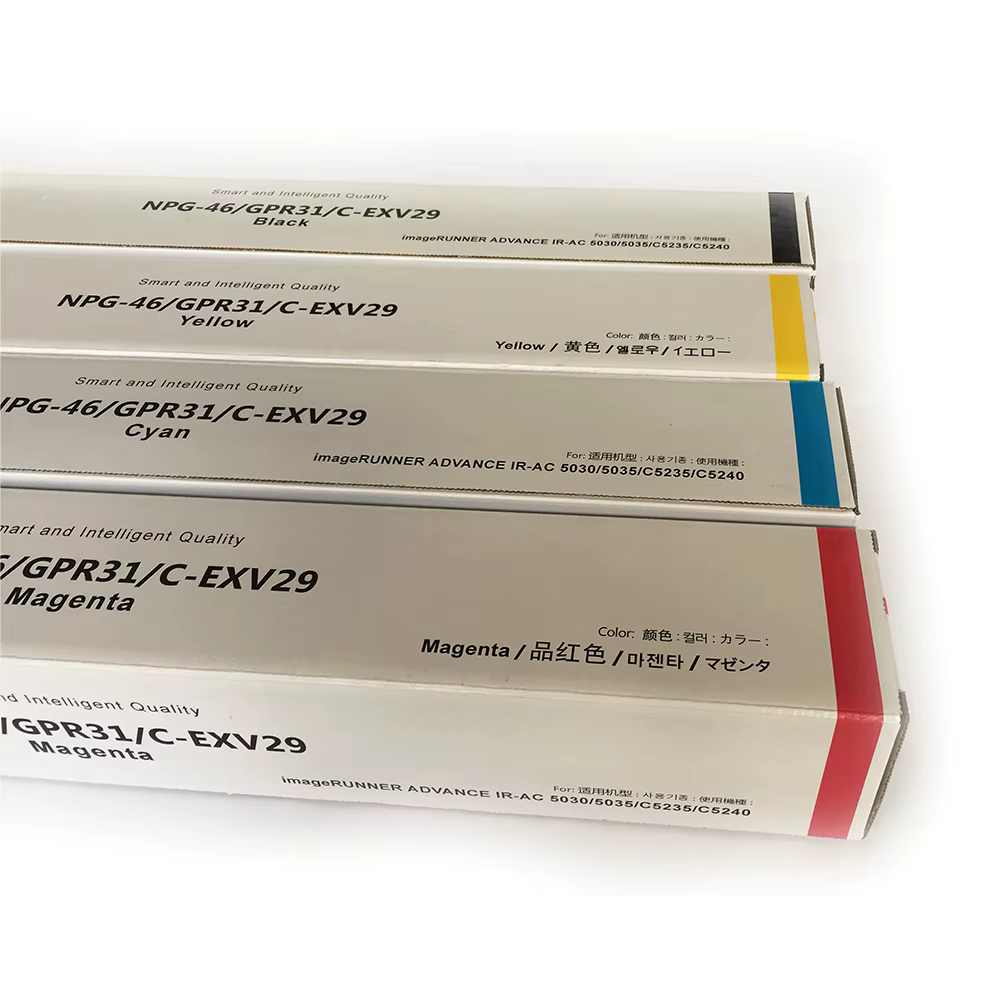 Japan Premium WidelySelling NPG46 GPR31 C-EXV29 Original Toner Cartridge for Use in IR Advance Color ADV C5030 C5035 C5235 C5240