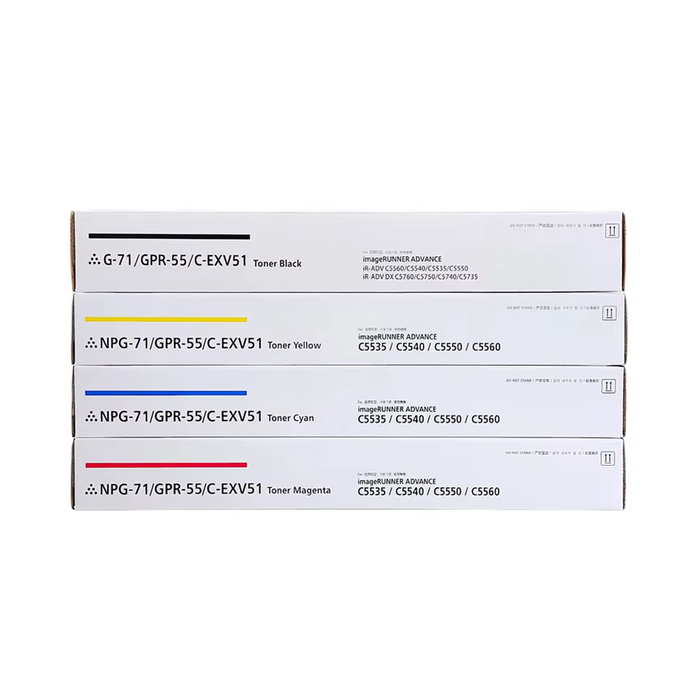 Factory Sale Price Wholesale Copier Premium Toner Cartridge Copier NPG71 for ADV C5550 C5560 C5735 C5760 Photocopier Toner