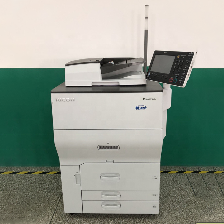 High Speed Printer Supplies Copier Machine Color Laser A3 for Ricoh Aficio PRO C5100 C5110s Ricoh Used Photocopier Fotocopiadora