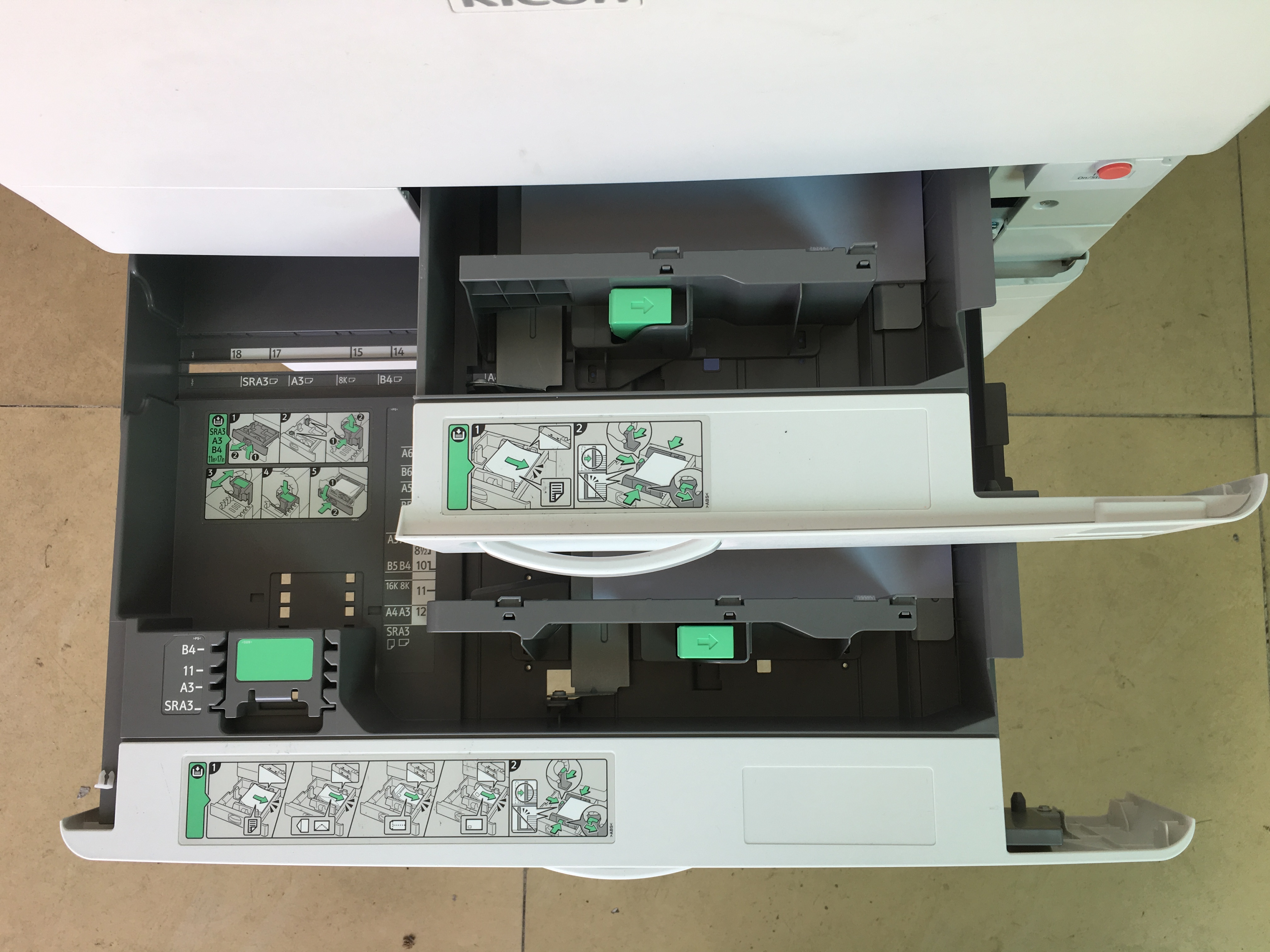 A3 Digital Printer Multifunctional Ricoh Copier Machine MPC6004 Office Equipmentfor Used Ricoh Photocopier Machine