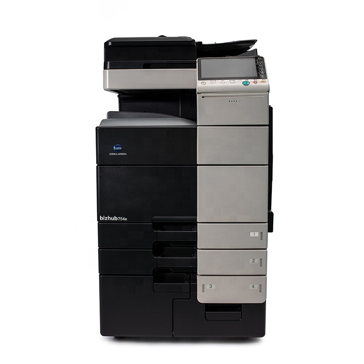 Used Photocopiers for Konica Minolta Bizhub C754e Office Photocopy Machine C654 754e Copiers