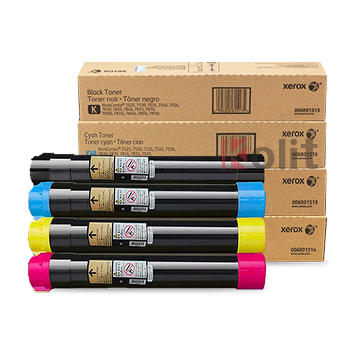 Top Sale US Version Color Toner Cartridge Copier Suppliers for WorkCentre 7525 7530 7535 7545 7556 Toner Powder