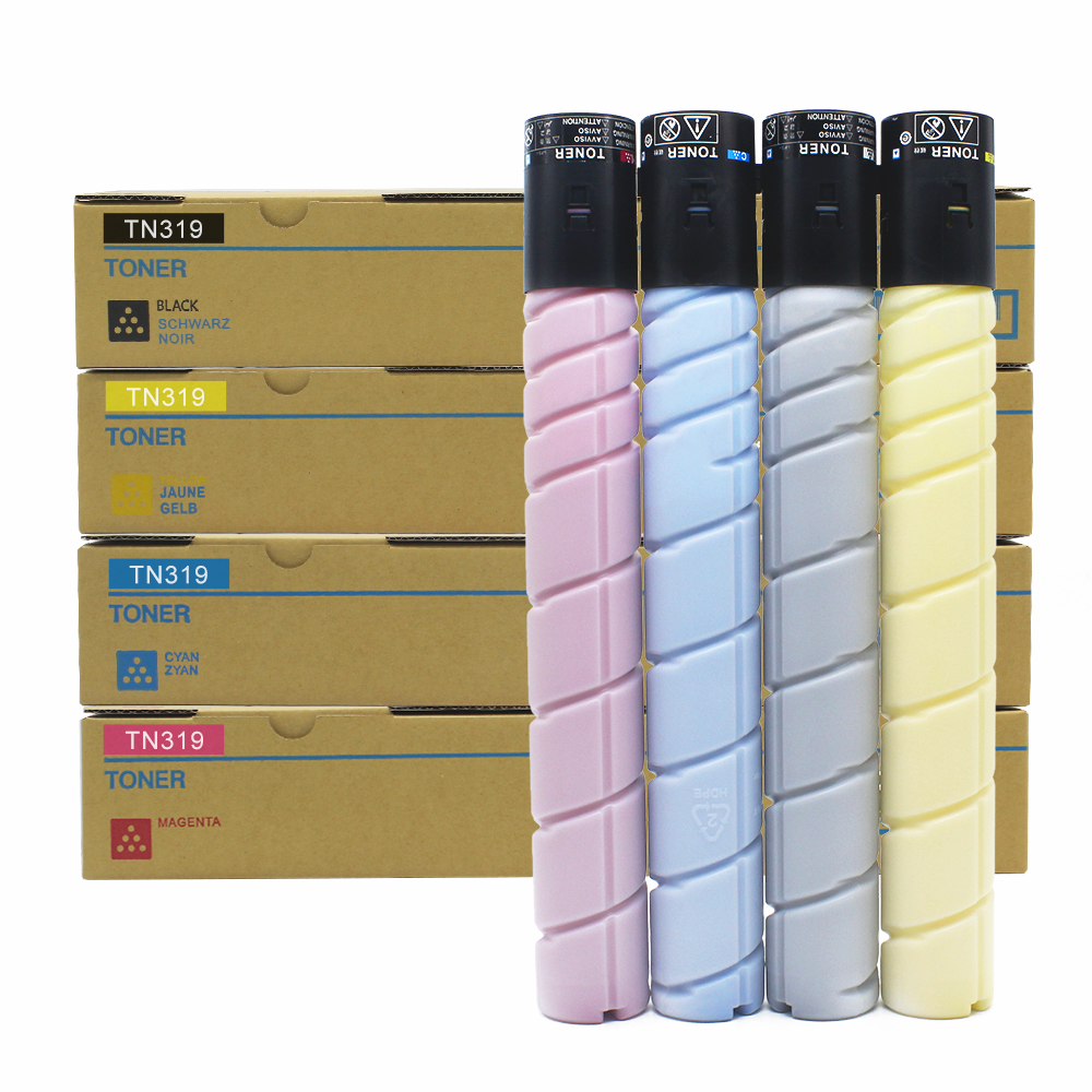 Original Toner Cartridge Refilled Toner Powders for TN319 for Konica Minolta Bizhub C360 Copier Machine