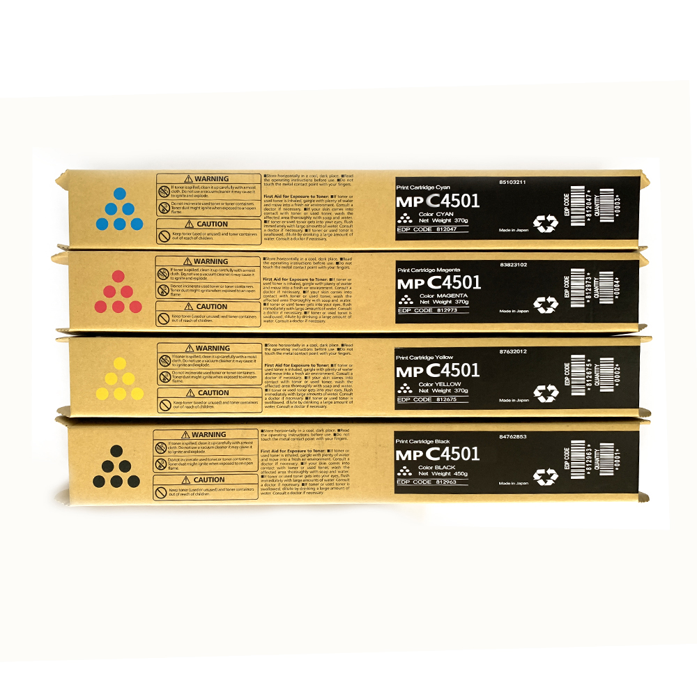 High Yield Original Japan Powder MP C4501 C5501 C4000 C5000 Original Toner Cartridge for MP C4501 C5501 C4000 C5000