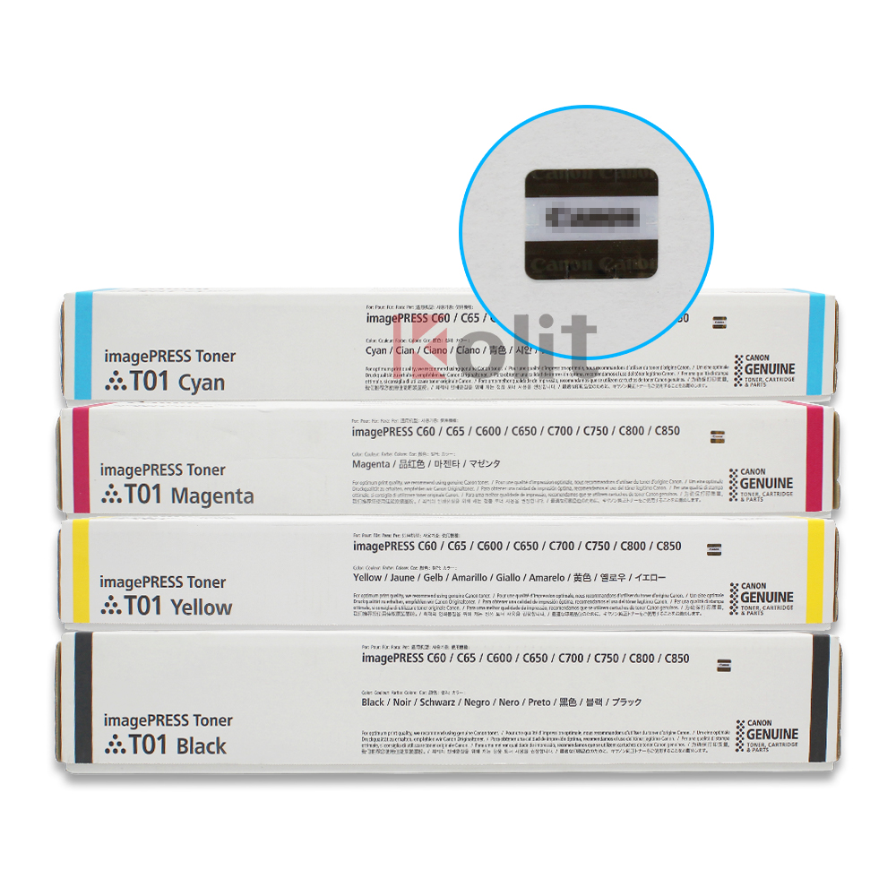 Factory Price T01 Original Toner Powder Refilled Tonner Cartridge for C750 C850 C600 C700 Color Copiers
