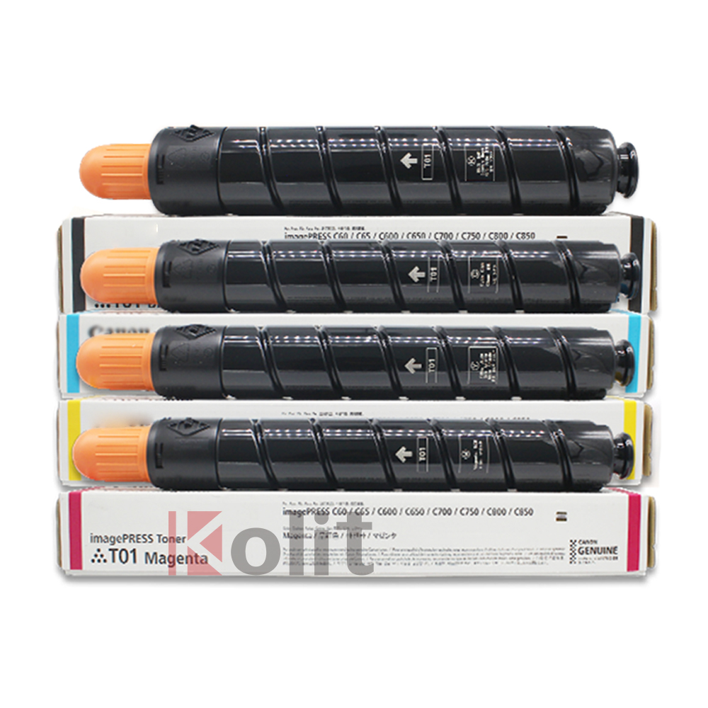 Original T01 Color Tonner Cartridge for Use in Copier Machine C650 C750 C700 C800 C850 C710 C810 C910 V700 V800 V900 Tonner