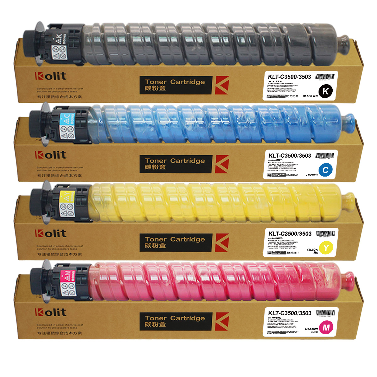 Direct Selling Ricoh MP C3003 C3503 Original Toner Cartridge for MP C3003 C3503 Color Machine