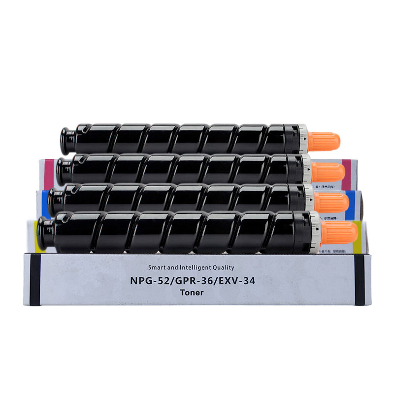 Factory Price NPG-52 GPR-36 C-EXV-34 Color Toner Cartridge for Copier Machine C2020 C2025 C2030 Toner Powder