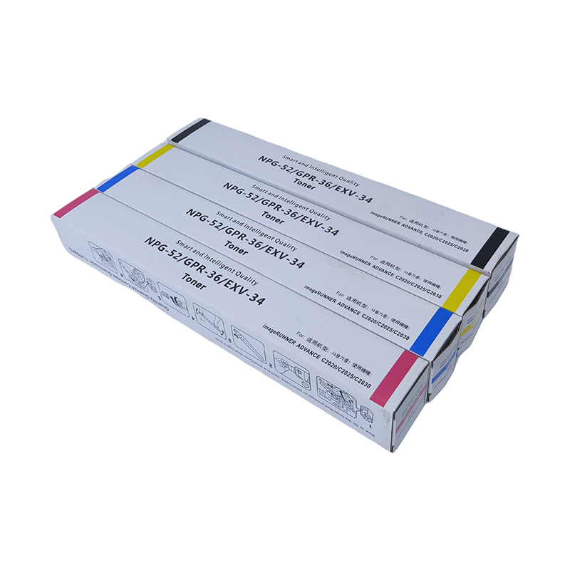 Factory Price NPG-52 GPR-36 C-EXV-34 Color Toner Cartridge for Copier Machine C2020 C2025 C2030 Toner Powder