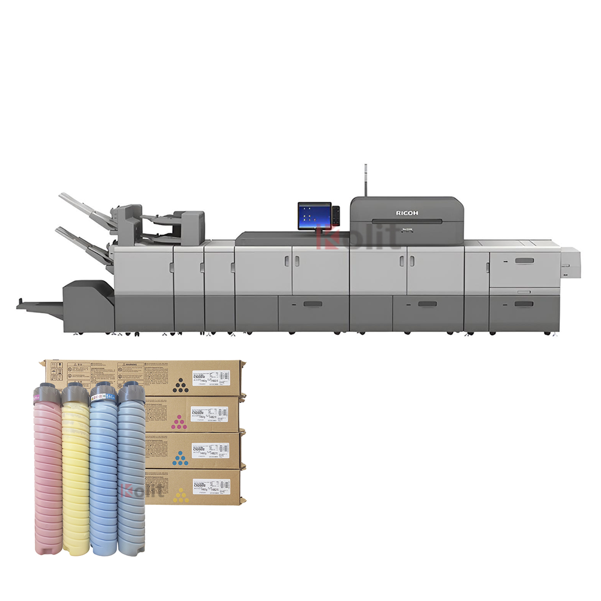 High Speed Copier C9200 Photocopier Machine Pro C9200s C9210 Copier Host Finisher Tray Box Server Whole Set