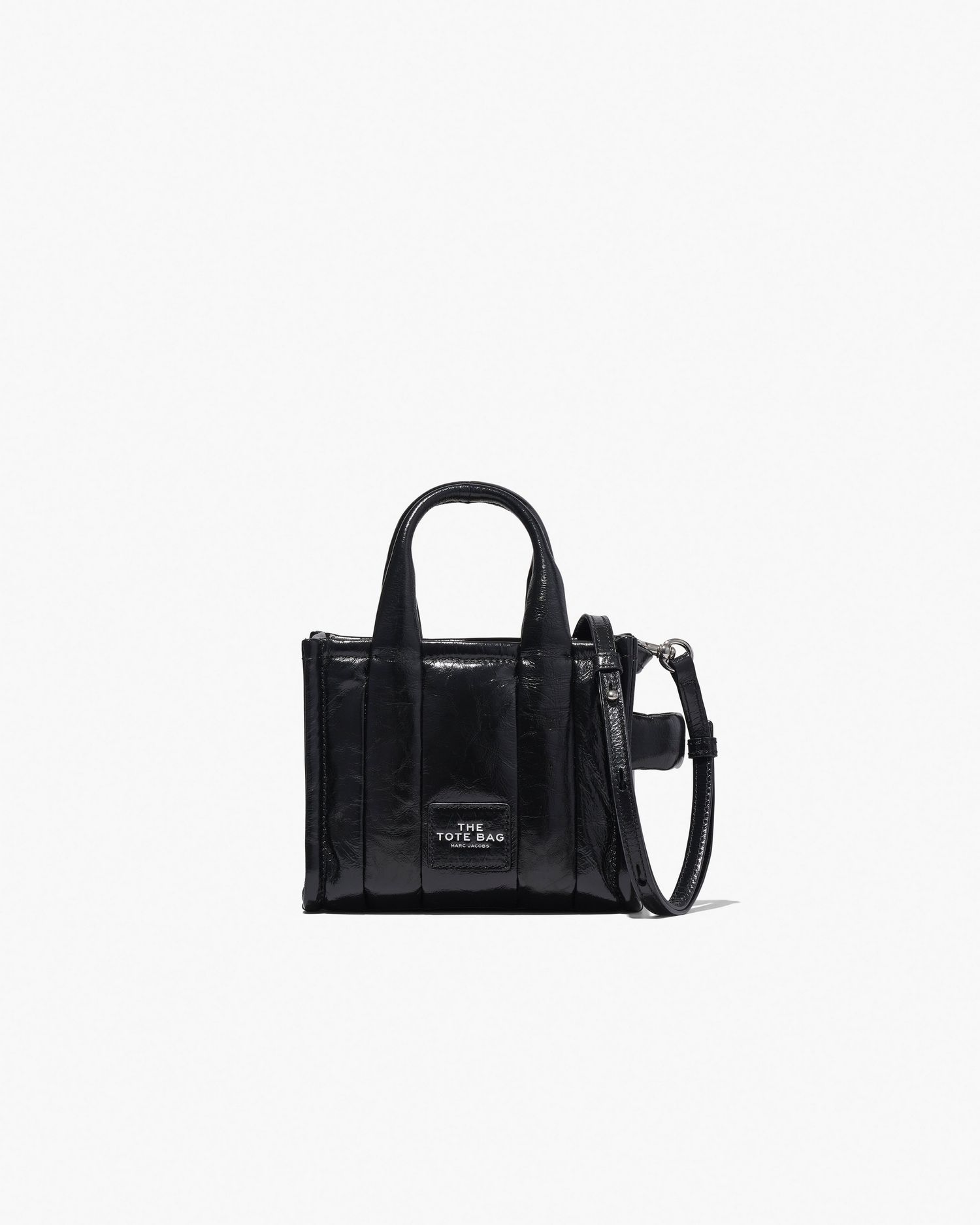 The Shiny Crinkle Leather Crossbody Tote | Marc Jacobs Outlet