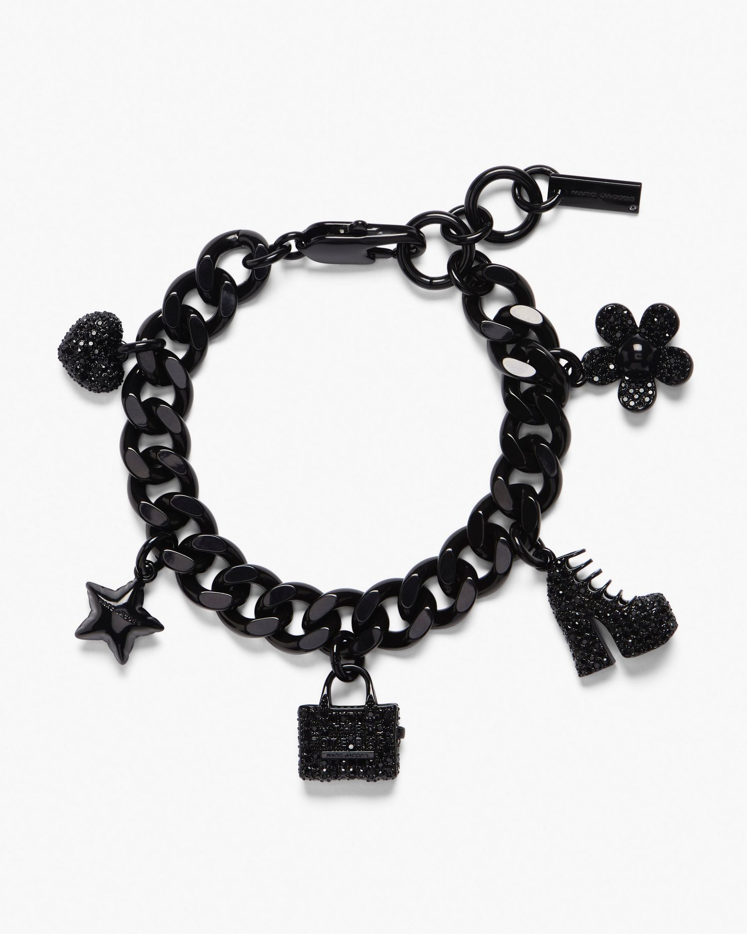 The Pave Mini Icon Charm Bracelet | Marc Jacobs Outlet