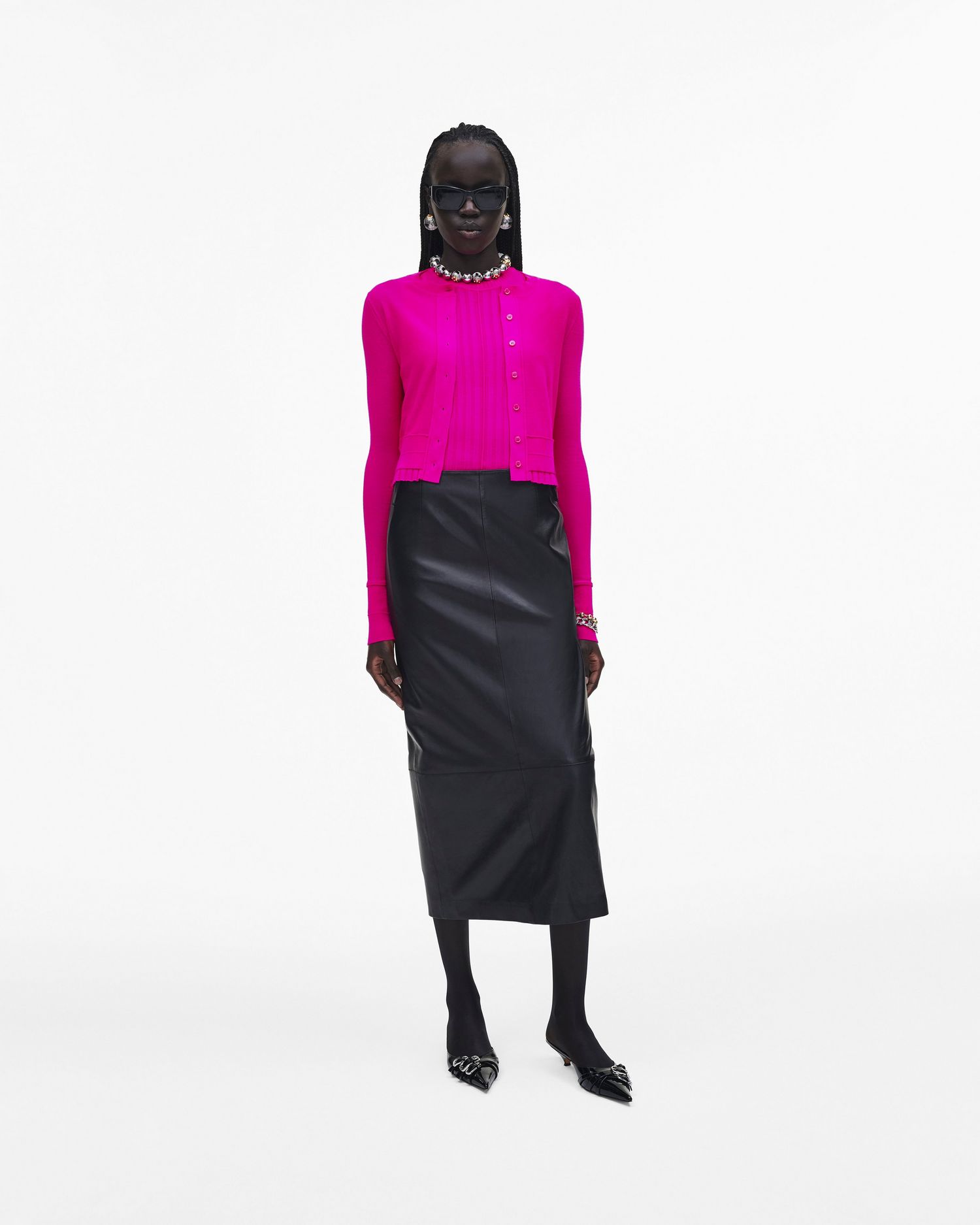 Fine Ribbed Merino Cardigan | Marc Jacobs Outlet